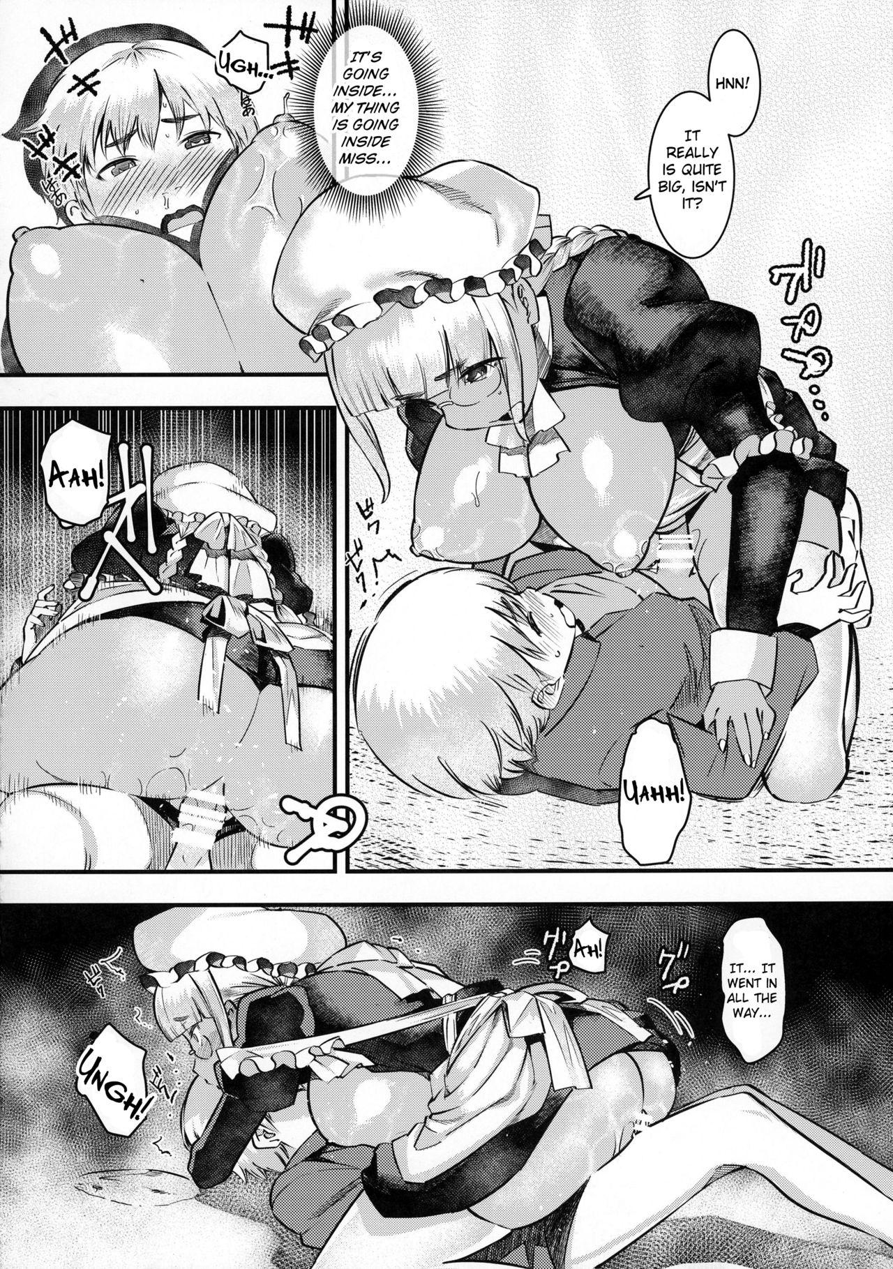 Daitensai! Kasshoku Kokumaro Funnyuu Maid!!! | Great Genius! Milk-spraying Creamy Brown Maid! 18