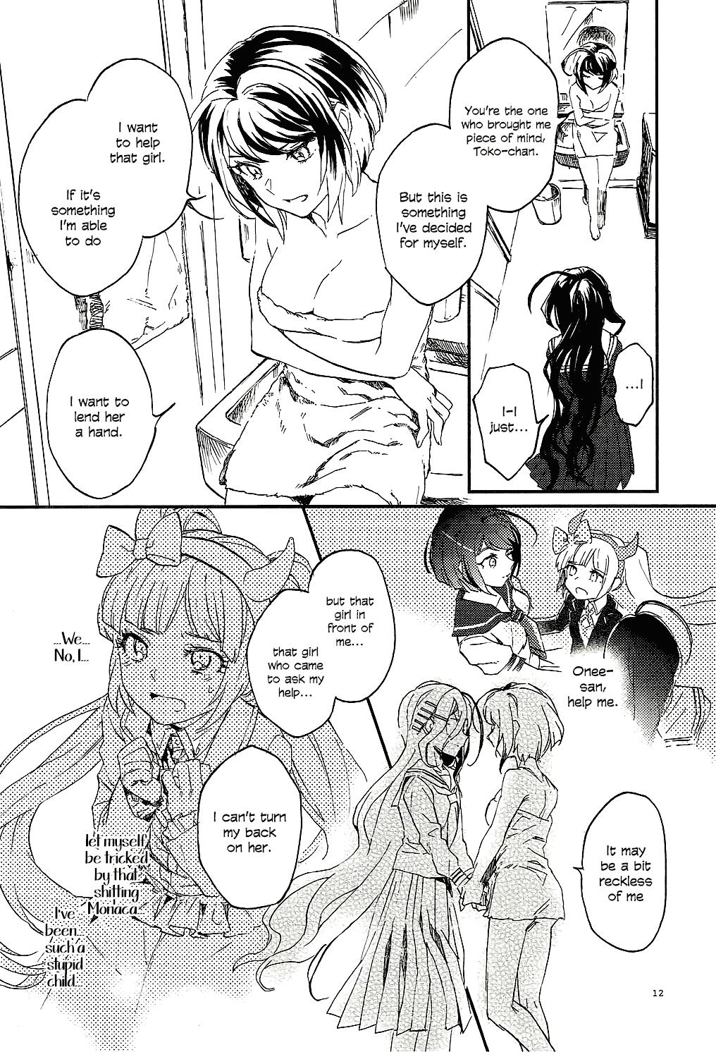 Asslick Yasashiku Aishite | Love Me Gently - Danganronpa Fitness - Page 11