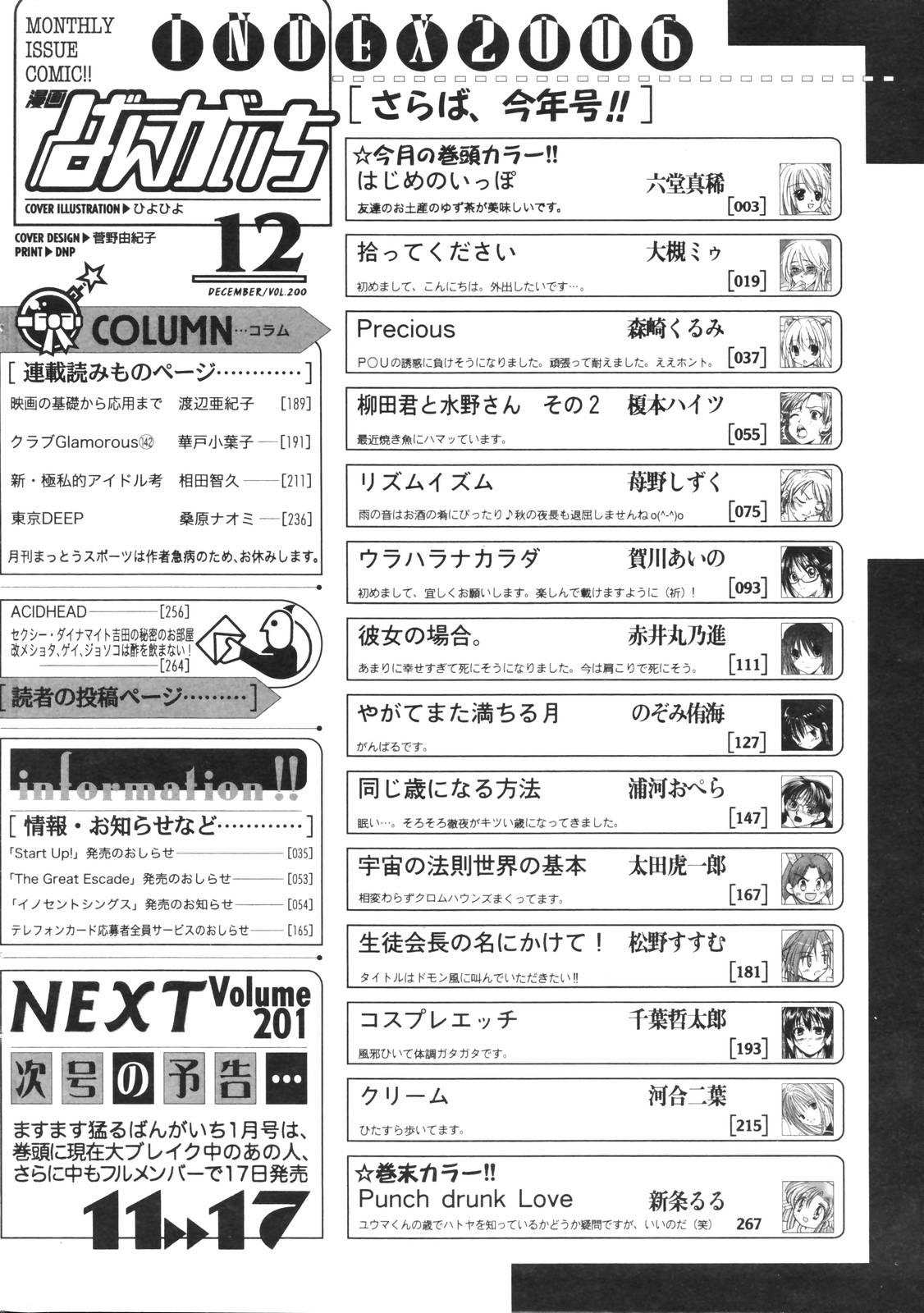 Manga Bangaichi 2006-12 Vol. 201 265