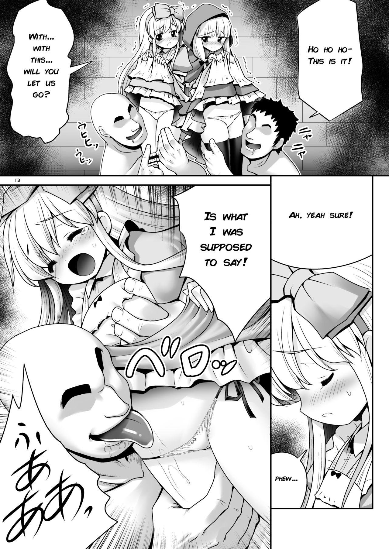 Big Osoware Nureru Ehon no Shoujo - Alice in wonderland Little red riding hood Porno 18 - Page 12