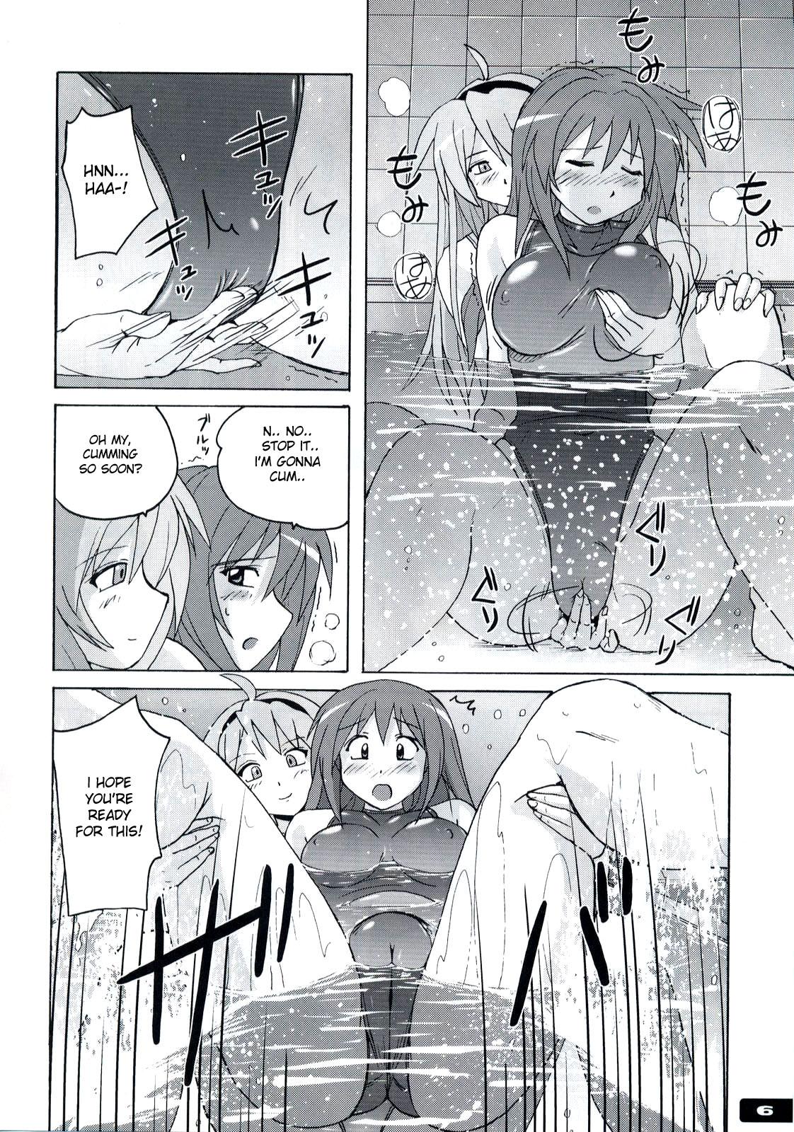 Muscular Pitapita kyouei mizugi 3 Screaming - Page 5