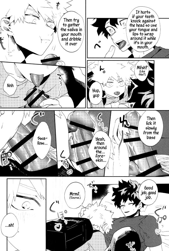 Hd Porn (Douyara Deban no Youda! 6) [Fuzainoyamada (Fuzai Yumoto)] Bakugou-kun mo Dekirumon | Bakugou-kun Can Do It Too (Boku no Hero Academia) [English] [arigatari] - My hero academia Price - Page 9