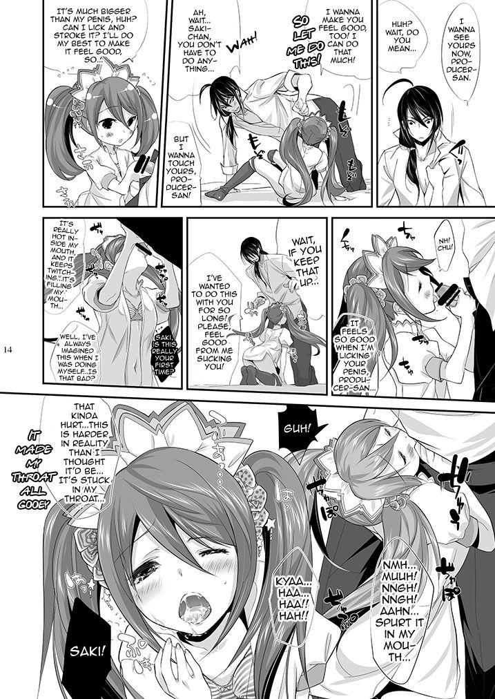 Lesbians P×Saki - The idolmaster Bunduda - Page 13