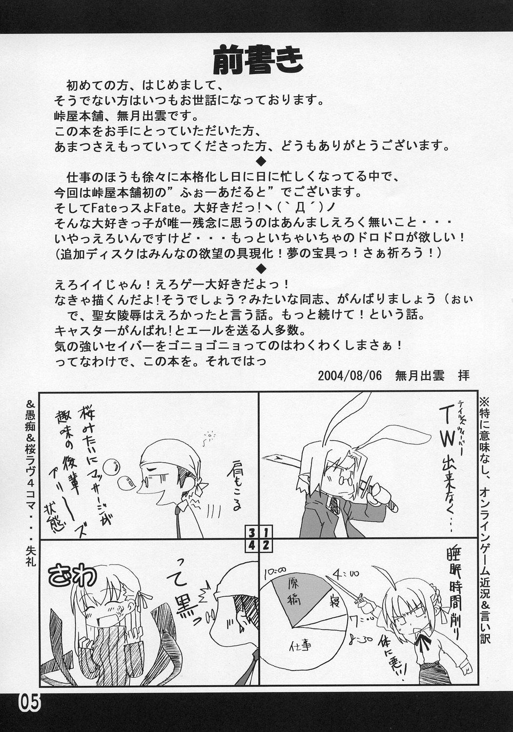 Cum On Ass Ousama no Kakushigoto. - Fate stay night De Quatro - Page 4