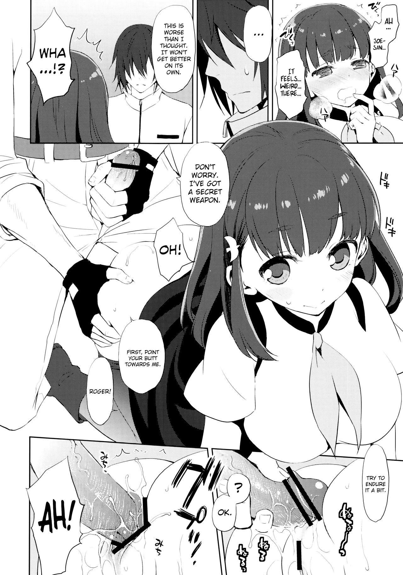 Tetona Hajimete Utsuutsu - Gatchaman crowds Pussyeating - Page 9