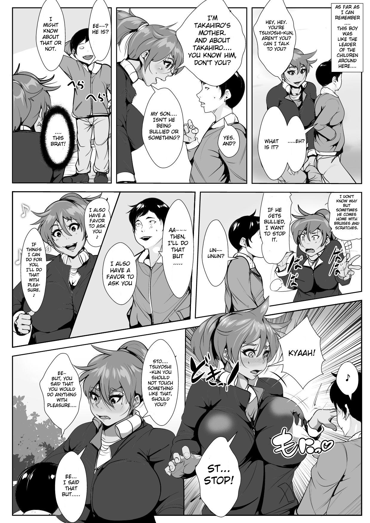 Tats Musuko o Ijimeteita Kodomo ni Hahaoya ga Netorareru | A Mother Was NTRed by the Boy Who Is Bullying Her Son - Original Gay Twinks - Page 4