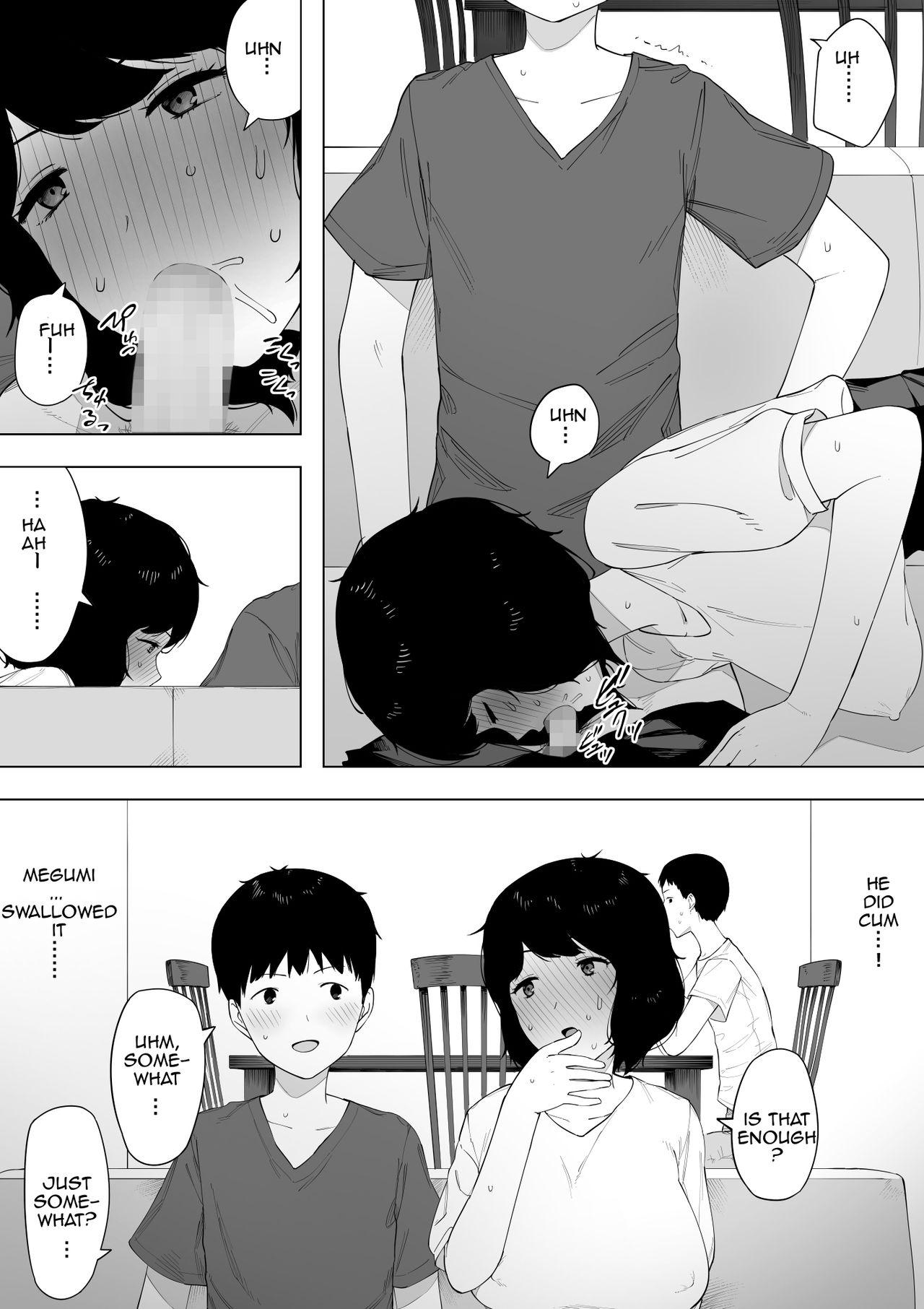 Sloppy Blow Job Haha to Shite? Tsuma to Shite? | As a Mother? As a Wife? - Original Hot Brunette - Page 11