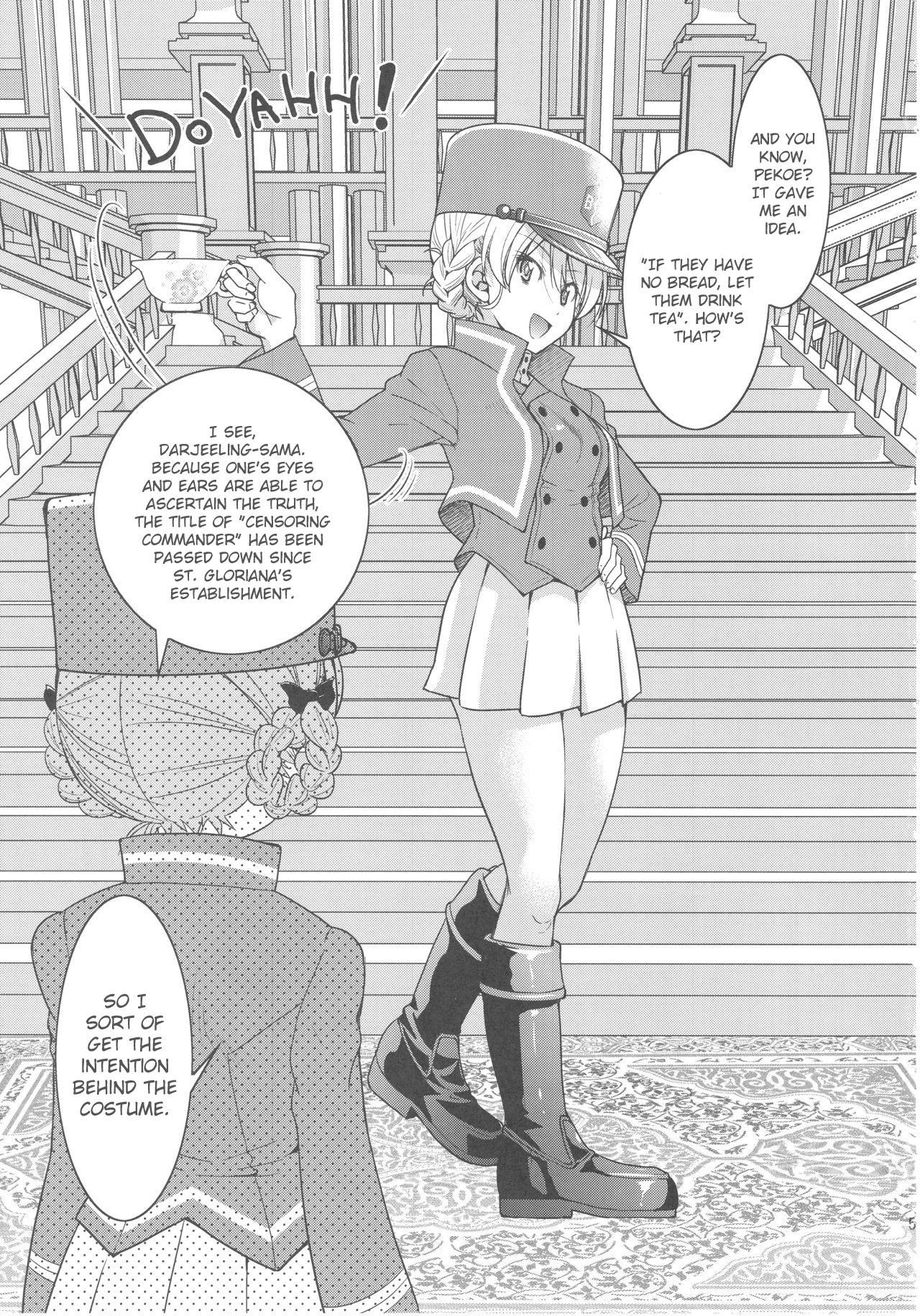 Nice Ass Pan ga Nakereba Koucha o Nomeba Ii janai - Girls und panzer Gozada - Page 4