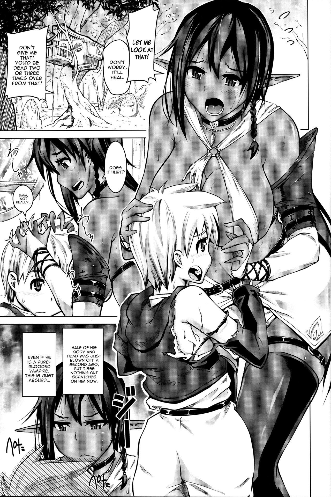 Staxxx Kasshoku Elf to Chiisana Kyuuketsuki - Original Analfucking - Page 4