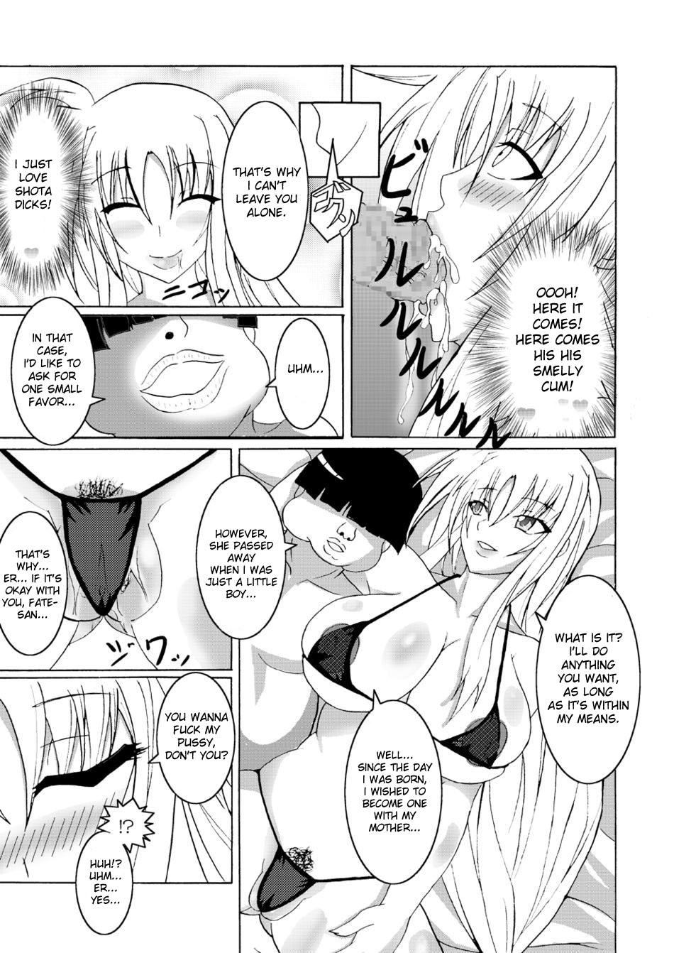 Squirters Chotto Bitch na Fate Mama - Mahou shoujo lyrical nanoha Public Sex - Page 7