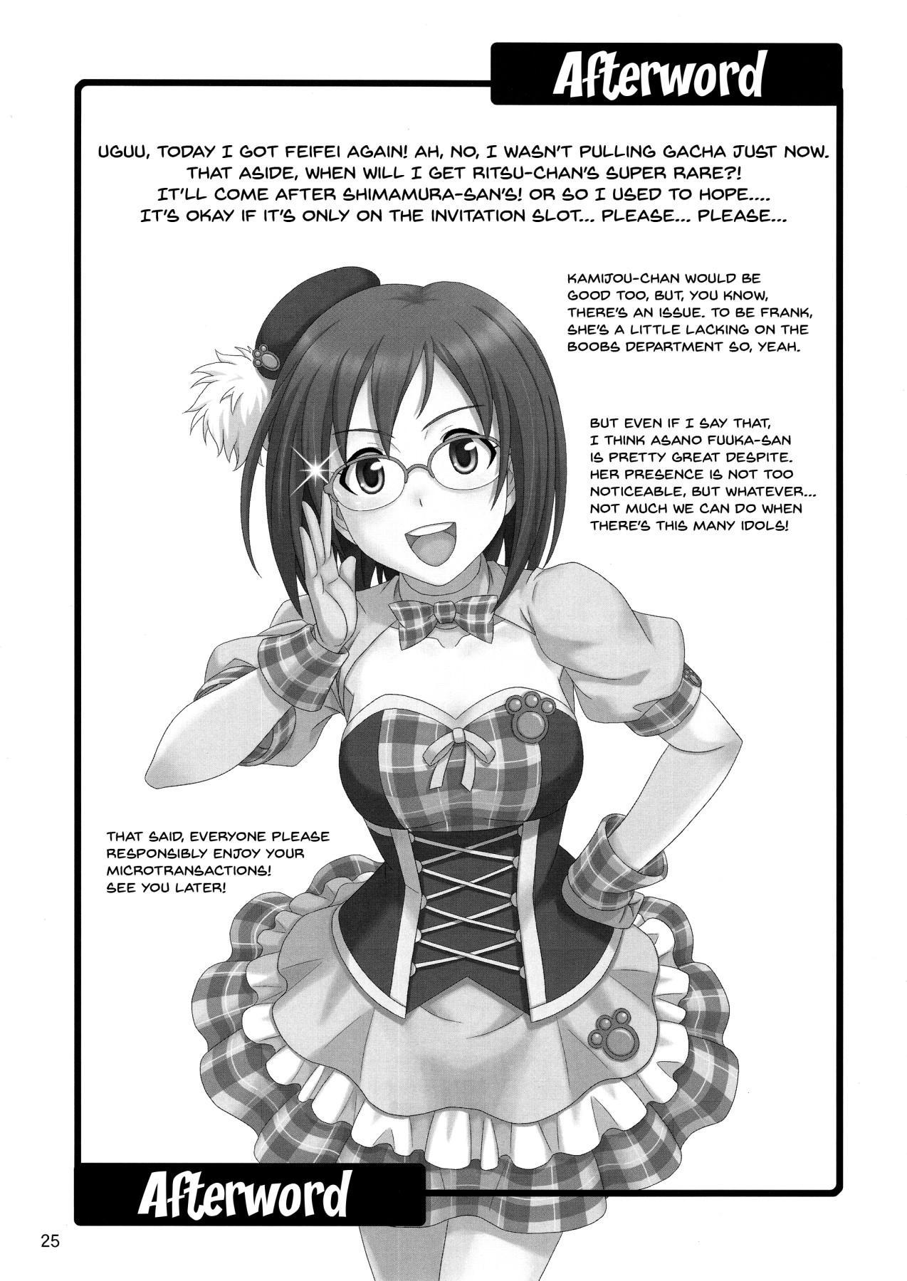 Old And Young Harapeko Cinderella | Hungry Cinderella - The idolmaster Morrita - Page 24