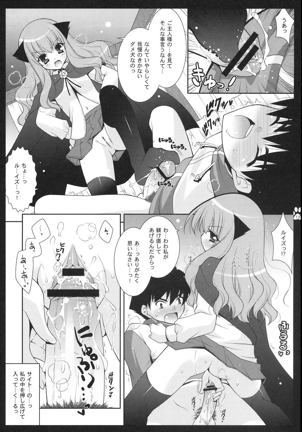 Tranny Sunao Sukitteii Nasai! - Zero no tsukaima Hermosa - Page 12