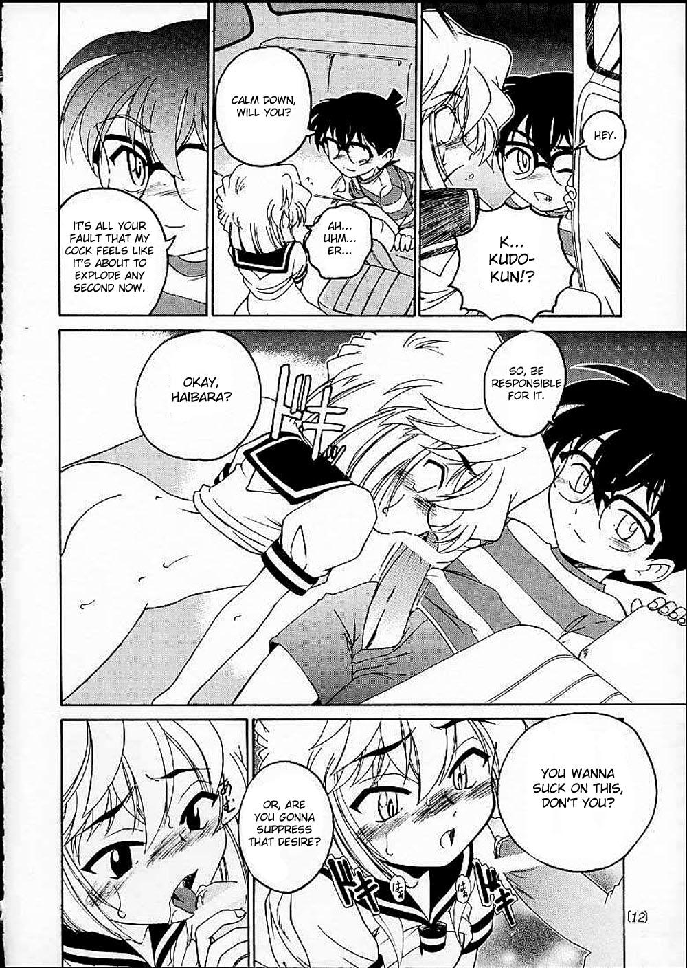 Cocksucking Manga Sangyou Haikibutsu 03 - Detective conan Tiny - Page 11