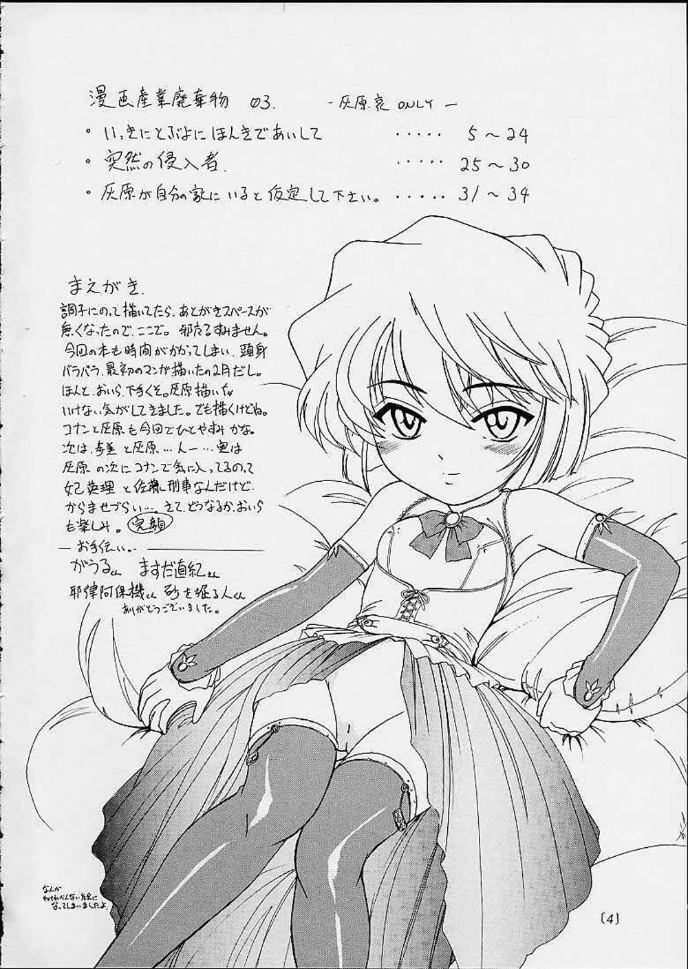 Teenage Sex Manga Sangyou Haikibutsu 03 - Detective conan Ninfeta - Page 3
