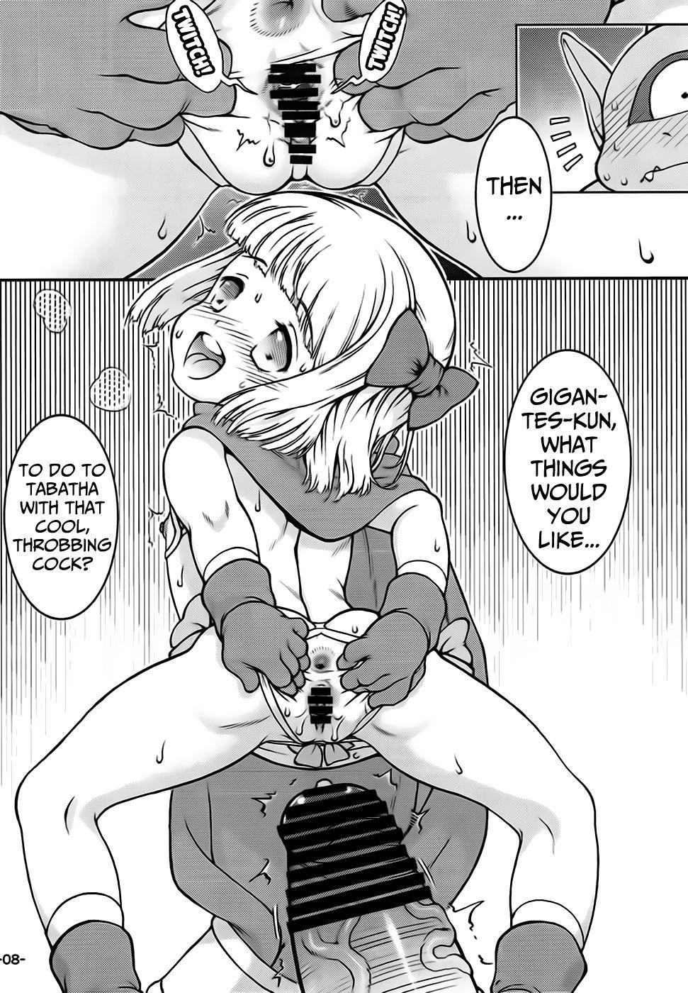 Boots (COMIC1☆12) [Idenshi no Fune (Nanjou Asuka)] Tabatha-chan wa Gigantes-kun to Love Love Ecchi (Dragon Quest V) [English] - Dragon quest v Free Porn Hardcore - Page 9