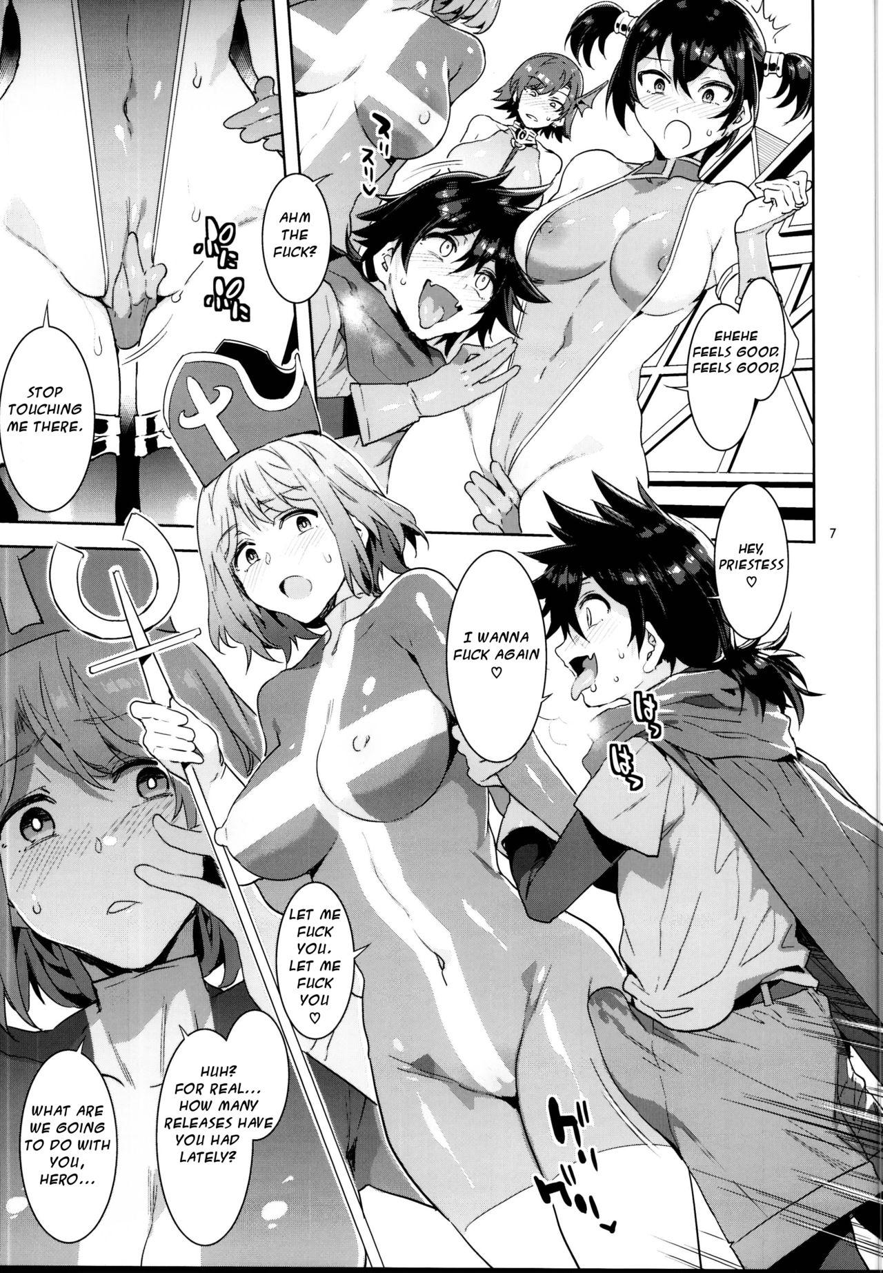 Dominatrix Seiyoku ni Shoujiki Sugiru Shota Yuusha | The boy hero who was too frank with his lust/Seiyoku ni Shoujiki Sugiru Shota Yuusha - Dragon quest Spreading - Page 7
