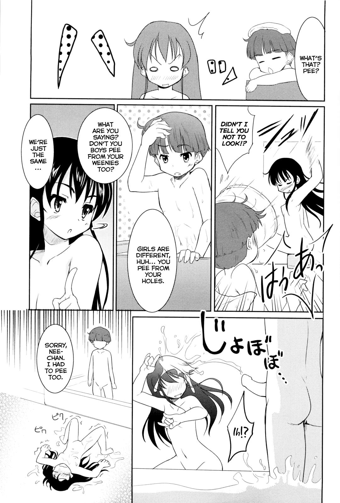 Throat Fuck Neechan to Ofuro | Bathing with my Sister Moaning - Page 5