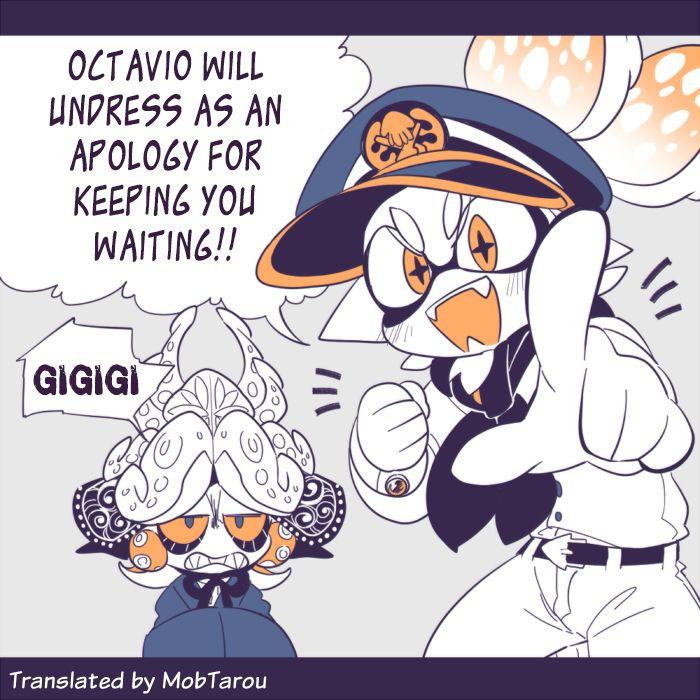 Octavio will undress as an apology for keeping you waiting!! 1