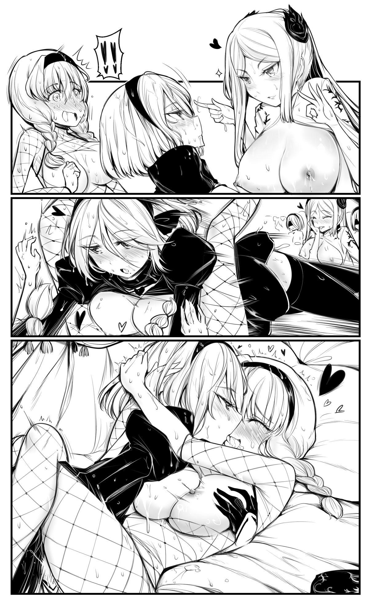 Amature Porn New Support Units Nier Domina - Nier automata Doggystyle - Page 7