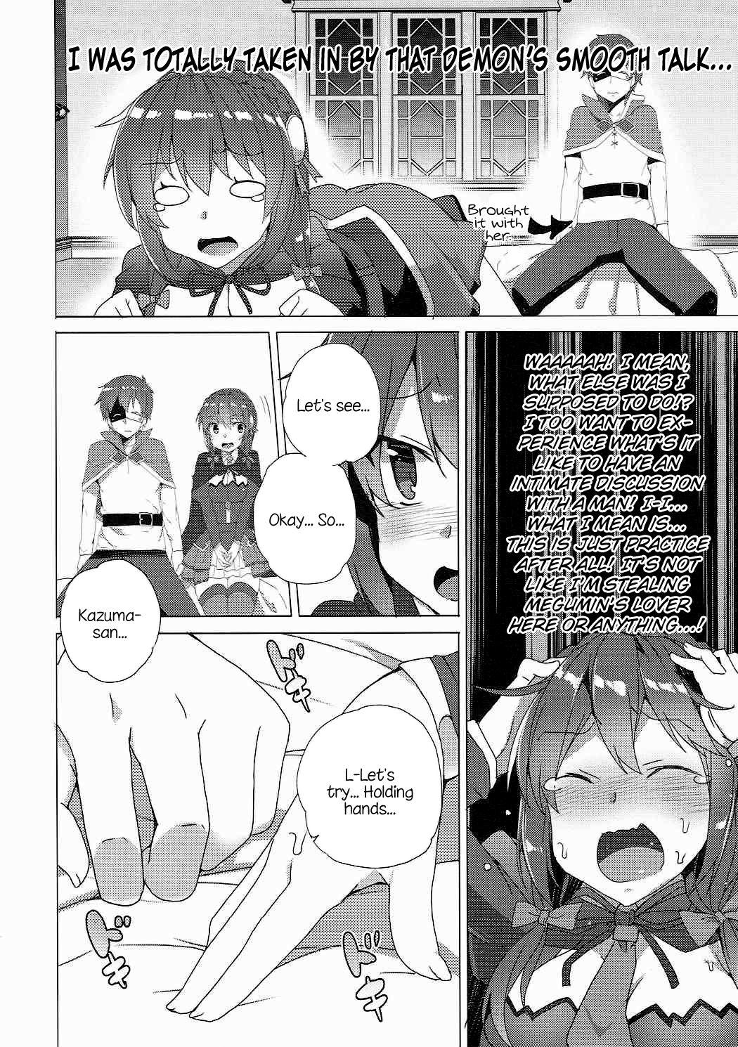 Free Hard Core Porn Kono Subarashii Kouma no Musume-tachi to 3P o! | Threesome with These Wonderful Crimson Demon Girls! - Kono subarashii sekai ni syukufuku o Gayporn - Page 9