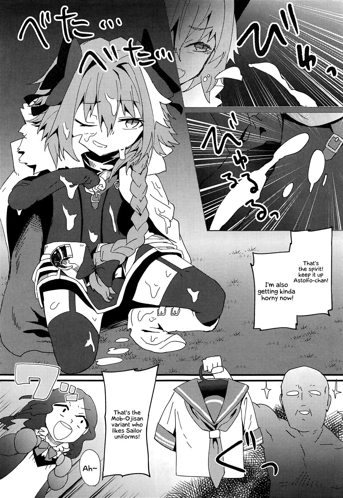 Blow Job Movies Mob Oji-san to Hakudaku Mamire no Shota Astolfo - Fate grand order Tight Ass - Page 6