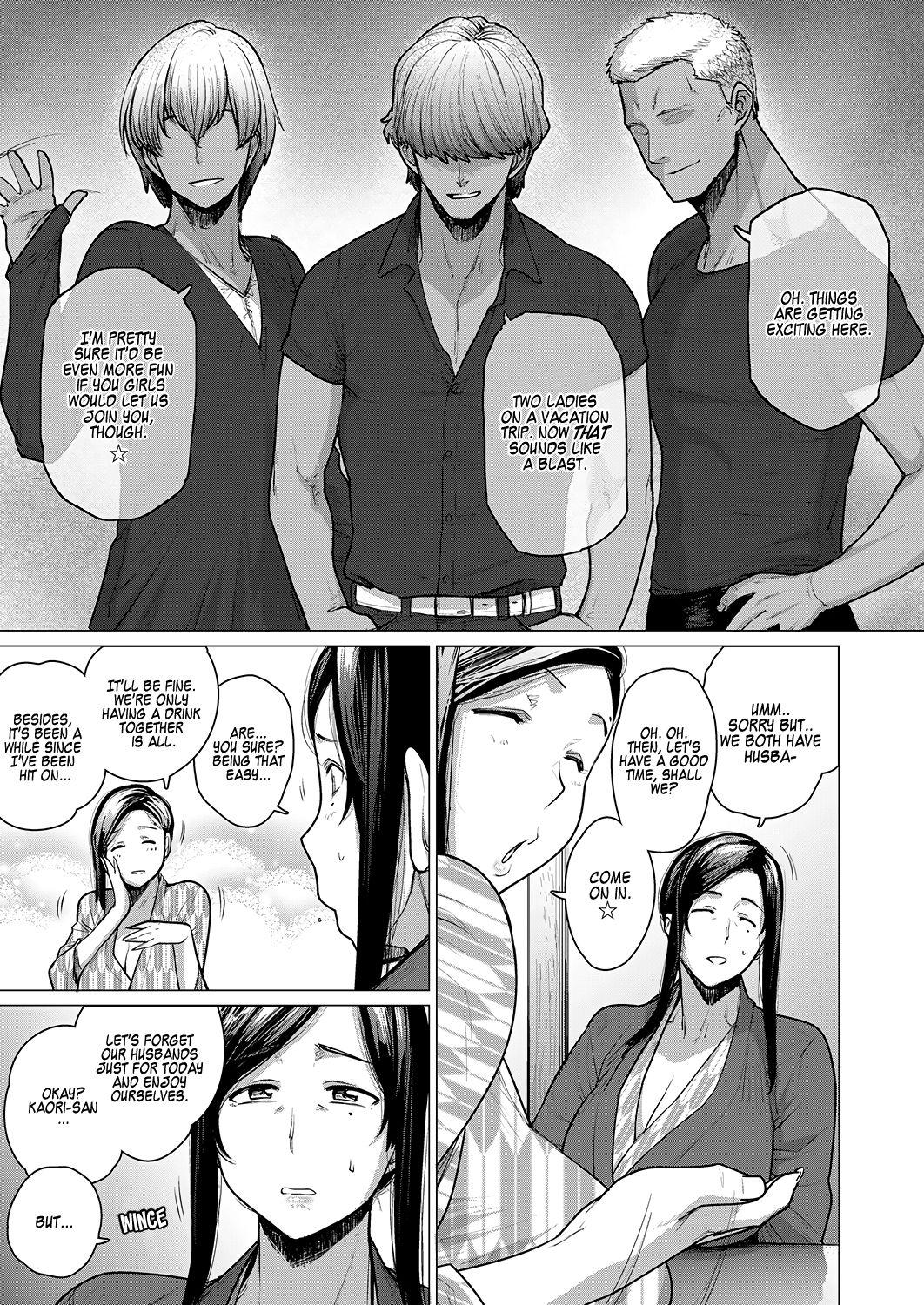 Coeds [Buppa Studio (Etuzan Jakusui)] Hitozuma Nanpa NTR Onsen - Ryokousaki de Nakayoku Tanetsuke Saremashita | Picking Up Married Women At The NTR Hot Springs - Mating At The Trip Destination [English] [Hive-san] - Original Asian - Page 5