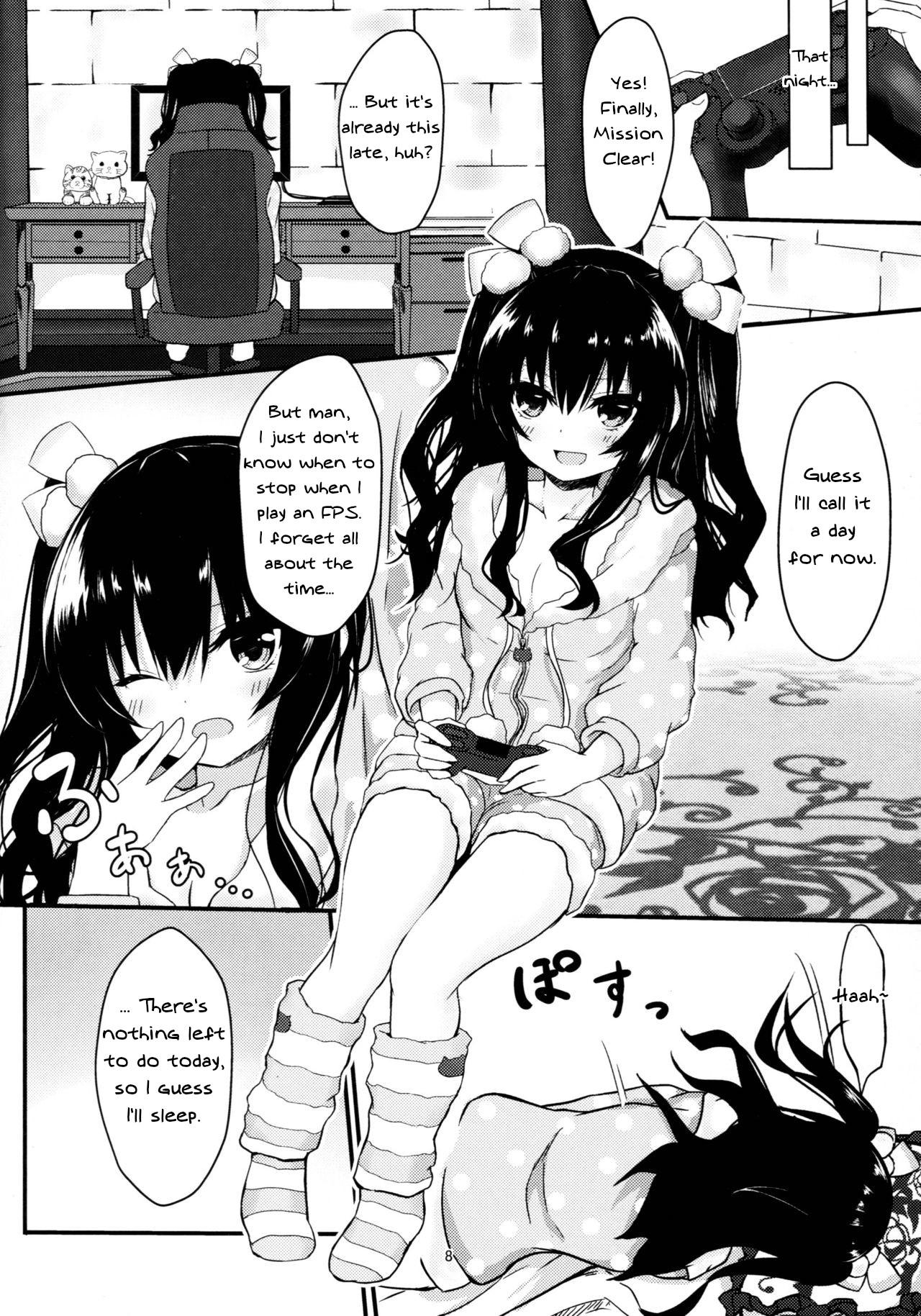 Rough Fuck Uni-chan wa Onanie ga Yamerarenai - Hyperdimension neptunia Curvy - Page 8
