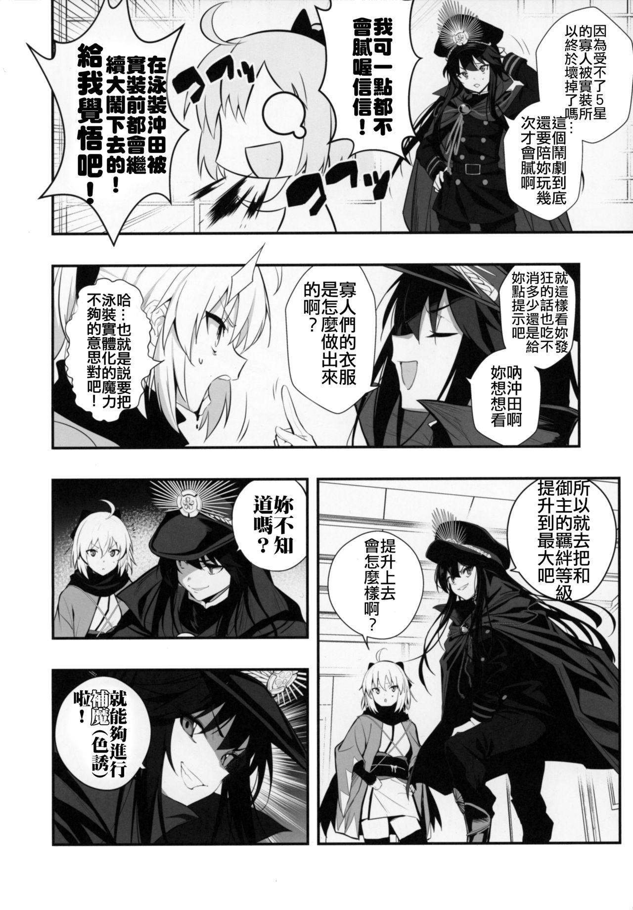 Spy Okita-san wa Mizugi ga Kitai | 沖田小姐想要穿泳裝 - Fate grand order Pov Sex - Page 3