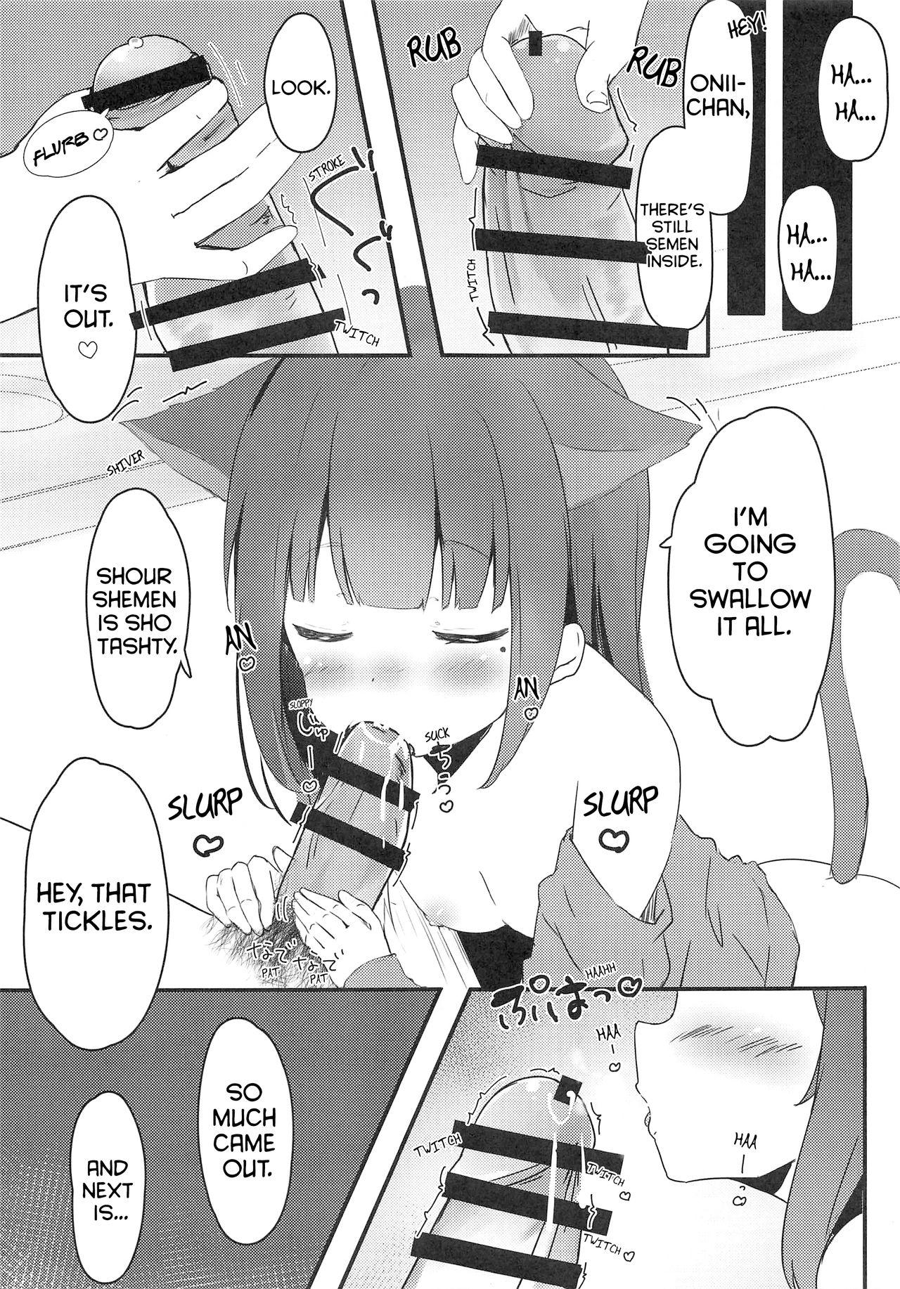 Sesso (C95) [PoyoPoyoSky (Saeki Sola)] Onii-chan Nekomimi wa Osuki desu ka? | Onii-chan, do you like cat ears? [English] [Kyuukei] - Original Chaturbate - Page 8