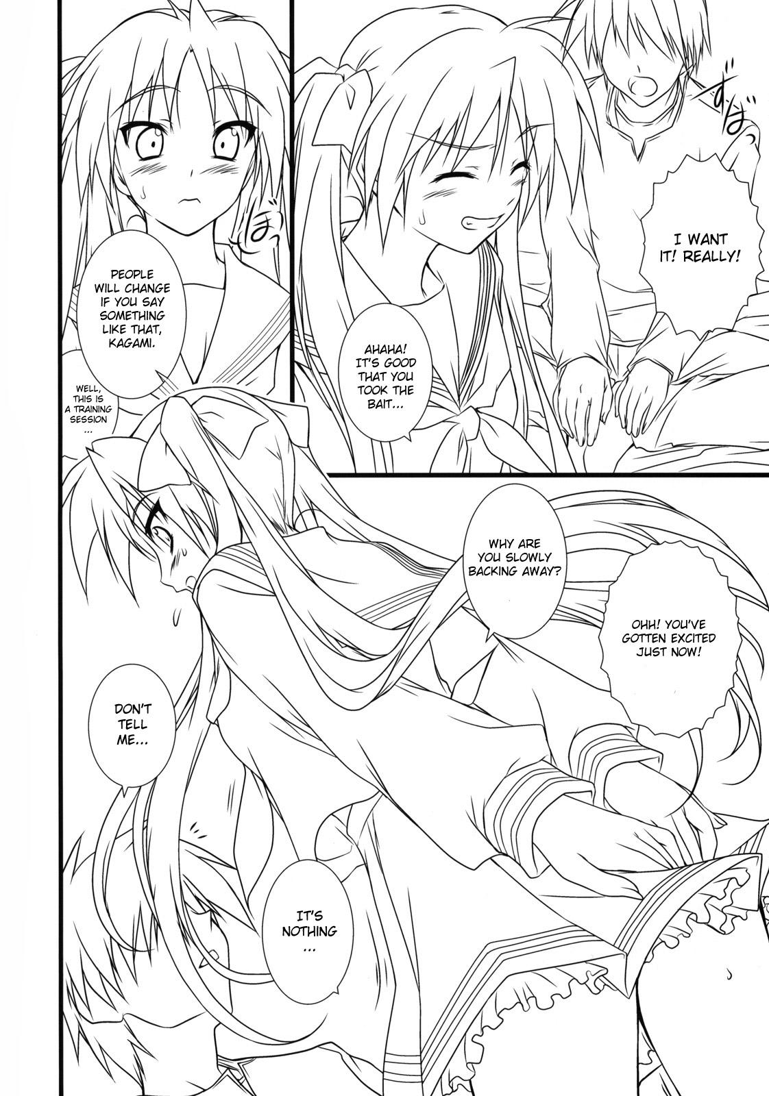 Stretching "LOVERS" - Lucky star Thong - Page 5