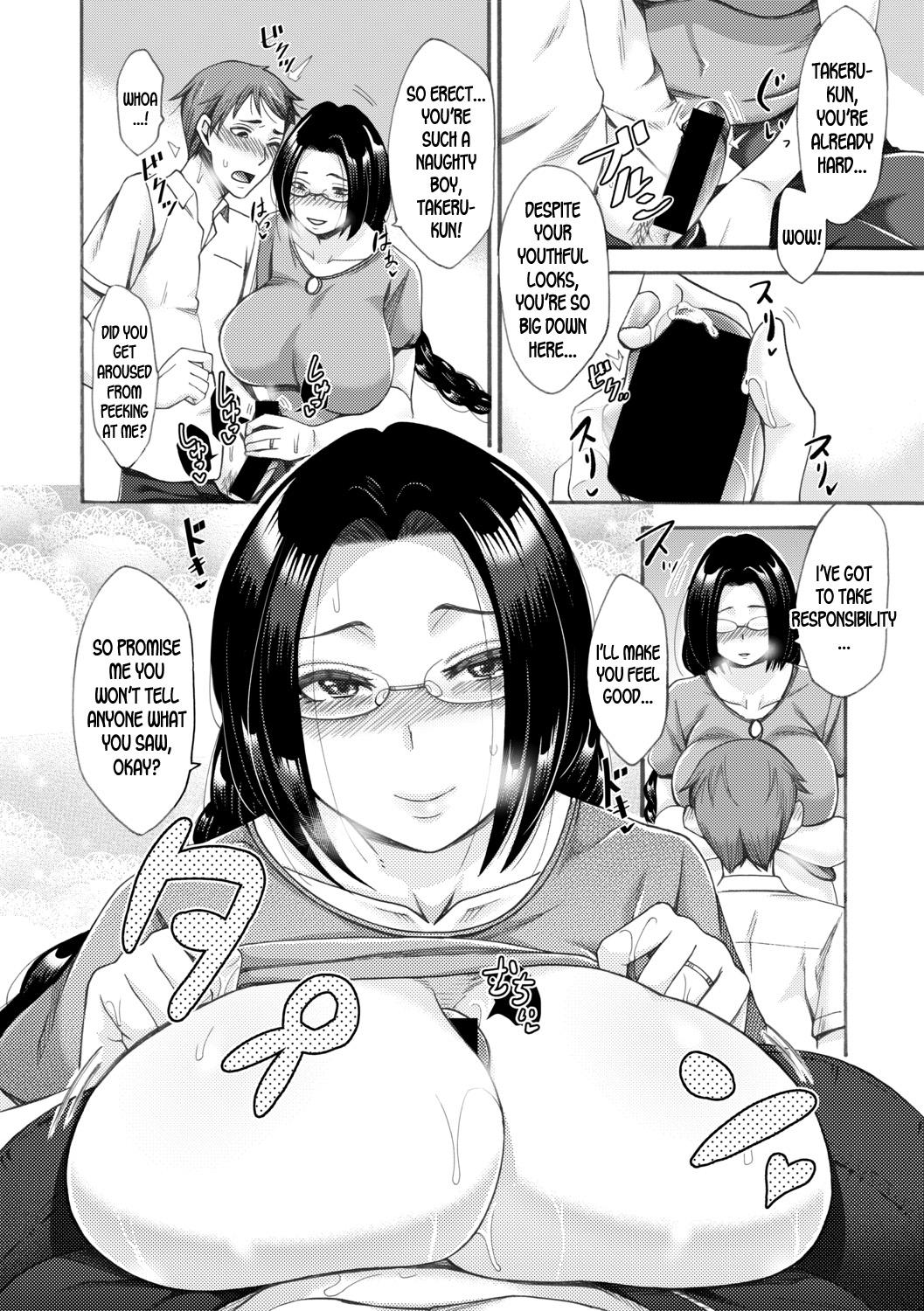 Tits Tonari no Kirei na Okaa-san | My Neighbor, The Beautiful Mother Gangbang - Page 10