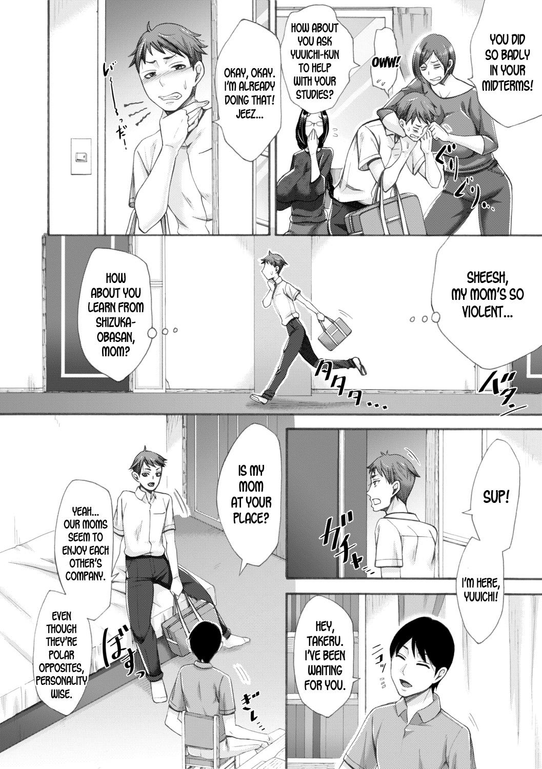 Gay Kissing Tonari no Kirei na Okaa-san | My Neighbor, The Beautiful Mother Free Amature - Page 2