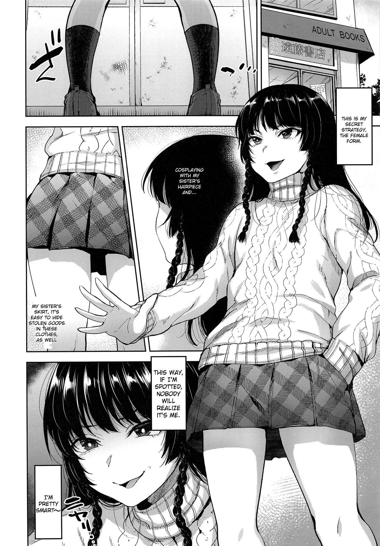 Amature Manbiki Josou Shounen Oshioki Fuck - Original Chicks - Page 5