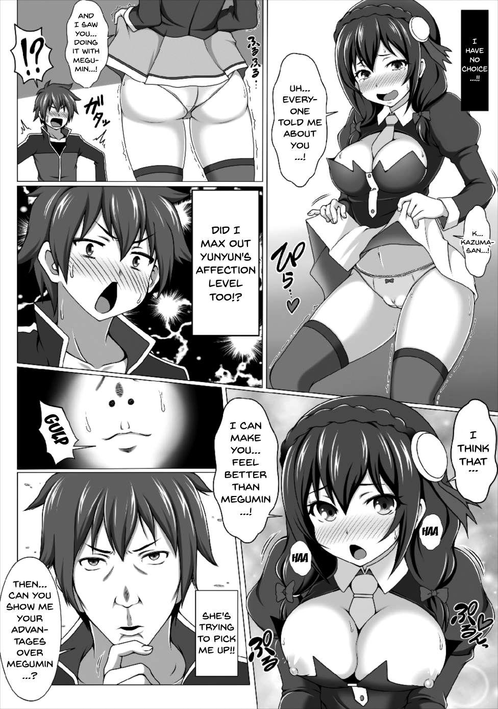 Rough Sex Kono Koukando nara Sorosoro Harem Ikerun ja ne?2 - Kono subarashii sekai ni syukufuku o Black Hair - Page 3