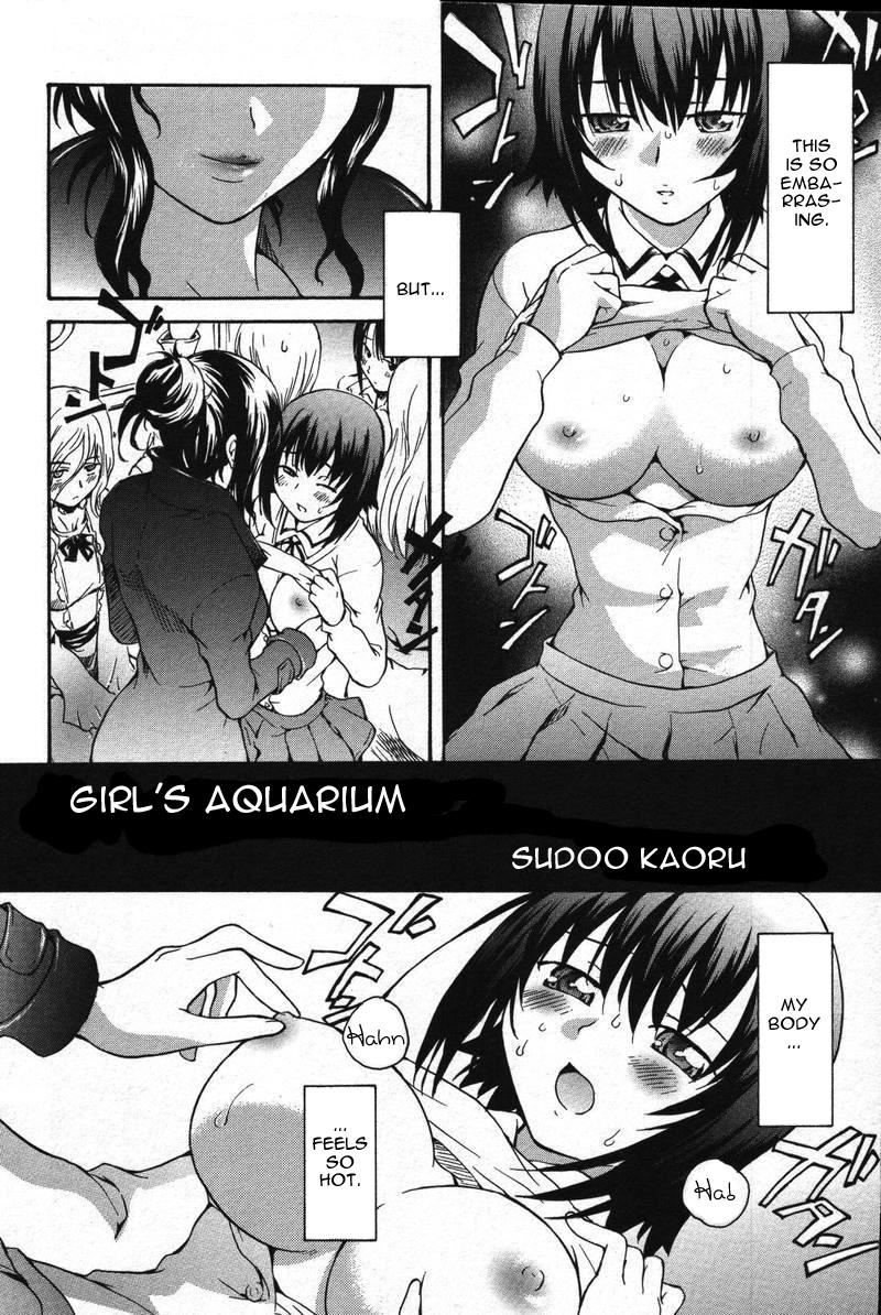 Interracial Porn Kanajo-tachi no Aquarium | Girl's Aquarium Jerk Off Instruction - Page 2
