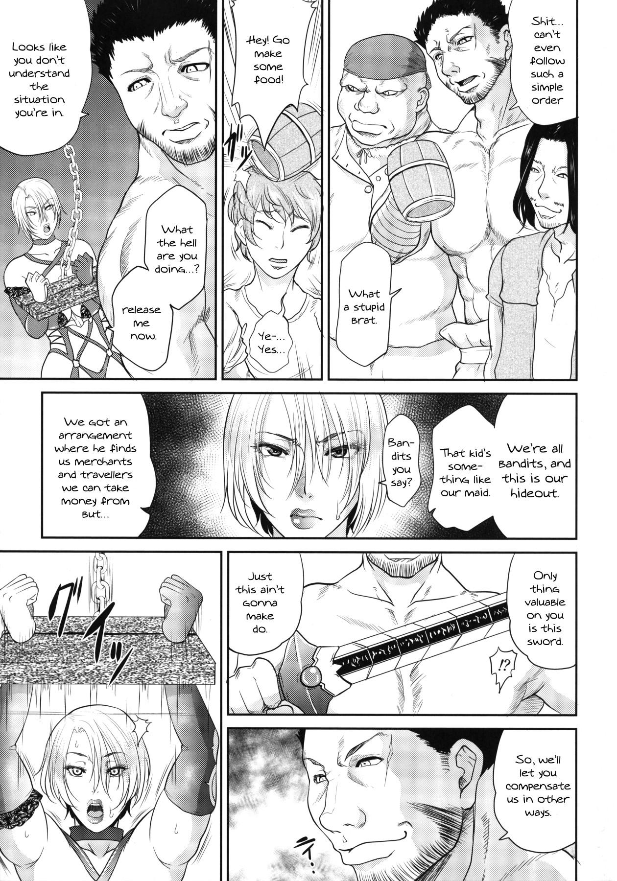 Beard Tatoe Kousoku Shita Toshitemo Joou-sama ni wa Sakaraenai | Even If She's Bound You Can't Rebel Against a Queen - Soulcalibur Huge Ass - Page 6