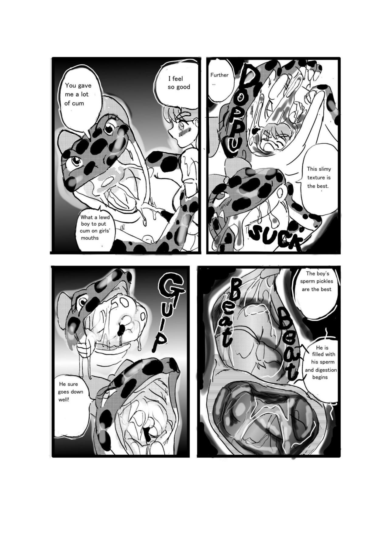 Sucks Swallowed Whole vol.2 Waniko + What's Digestion? - Original Point Of View - Page 8
