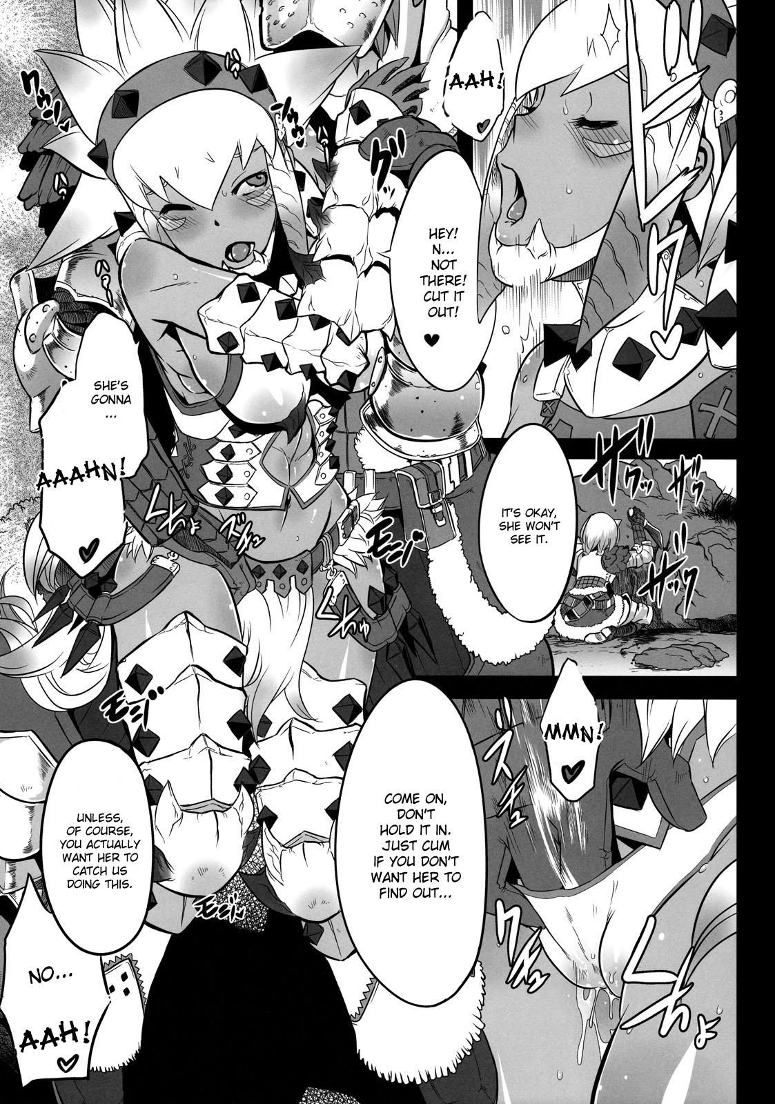 Shaved Hanshoku Nebura - Monster hunter Phat - Page 5