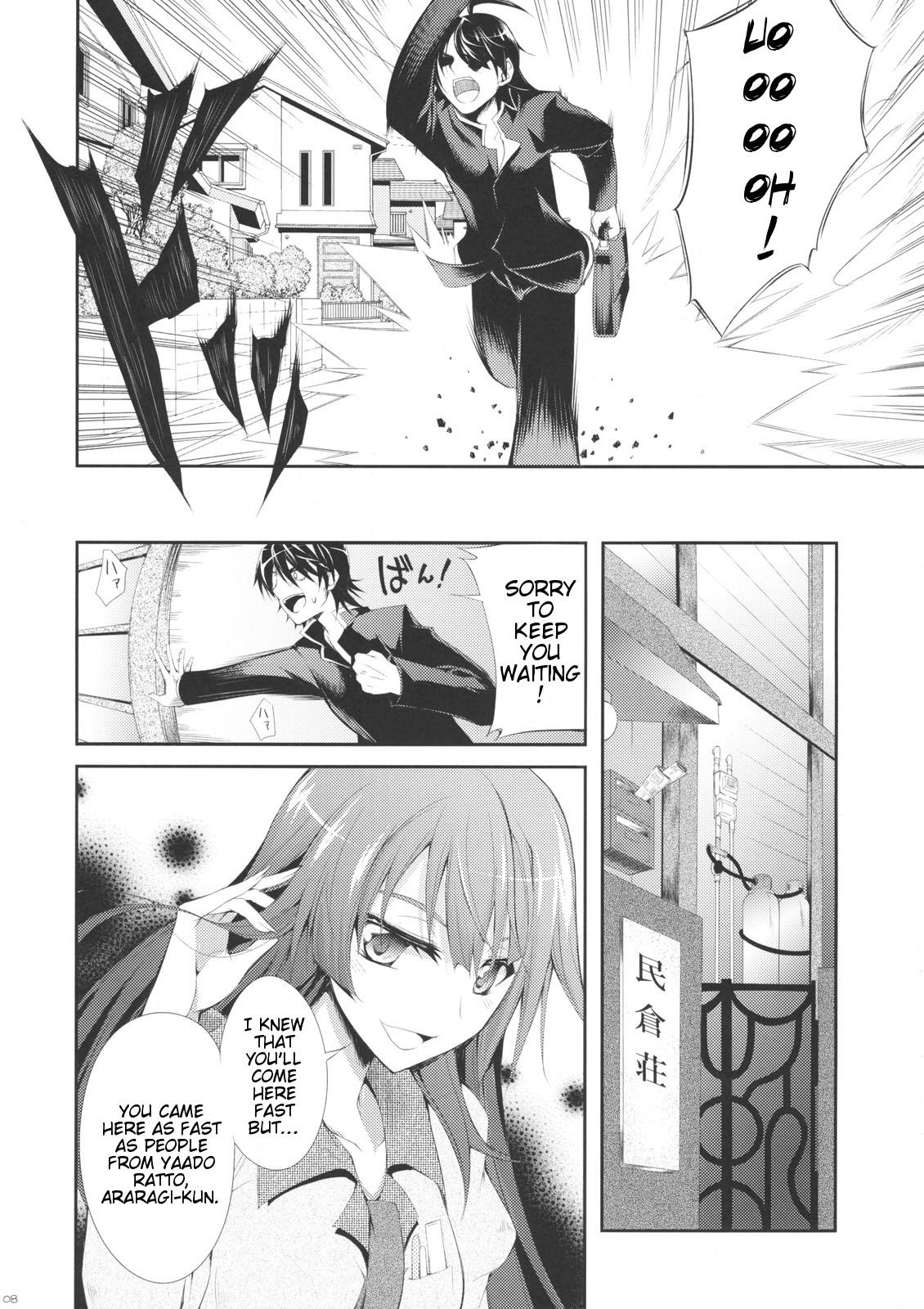 Adult Zaregotogatari - Bakemonogatari Amature Sex - Page 7