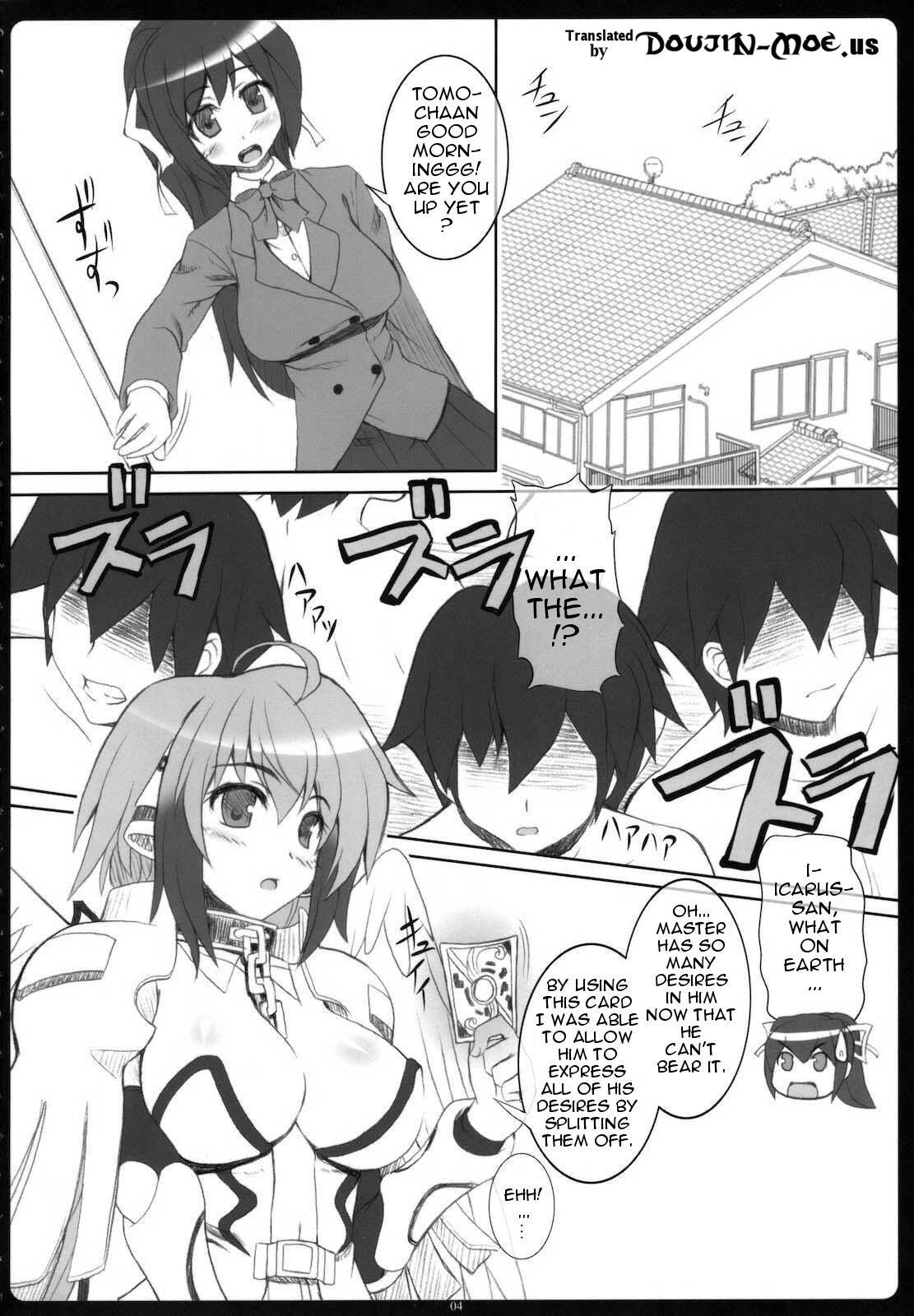 Clothed Sex Angel Bust - Sora no otoshimono Tongue - Page 3