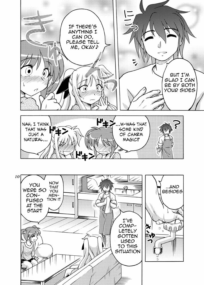 Girl On Girl Little Witch Harassment - Mahou shoujo lyrical nanoha Publico - Page 9