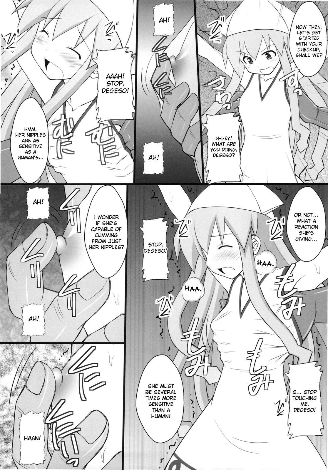 Turkish Seishin Houkai suru made Kusuguri makutte Ryoujoku shitemiru Test 4 Ika Musume Yaranaika | Rape and tickle test until one loses her sanity 4 - Shinryaku ika musume Negra - Page 4