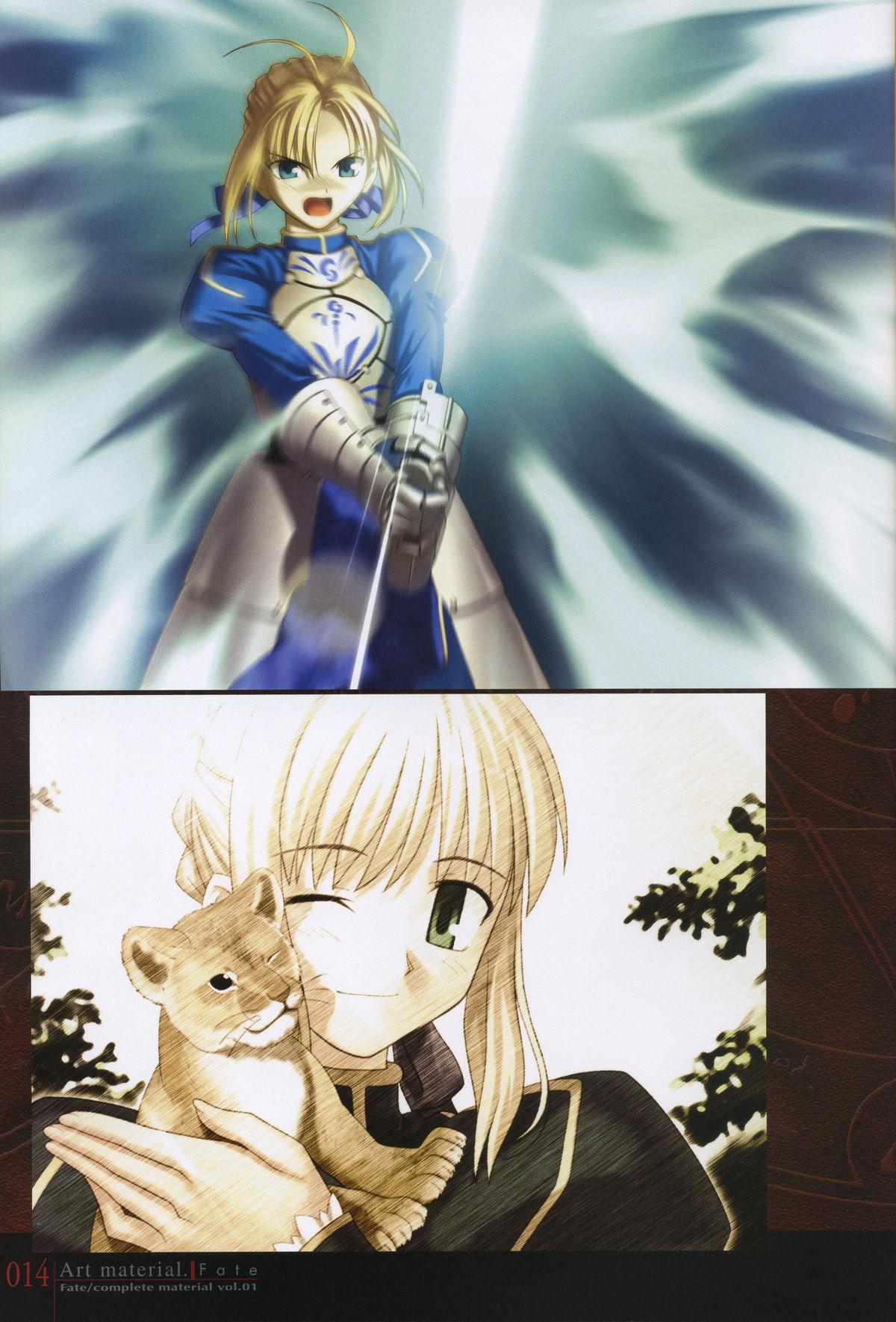 Fate/complete material I - Art material. 18