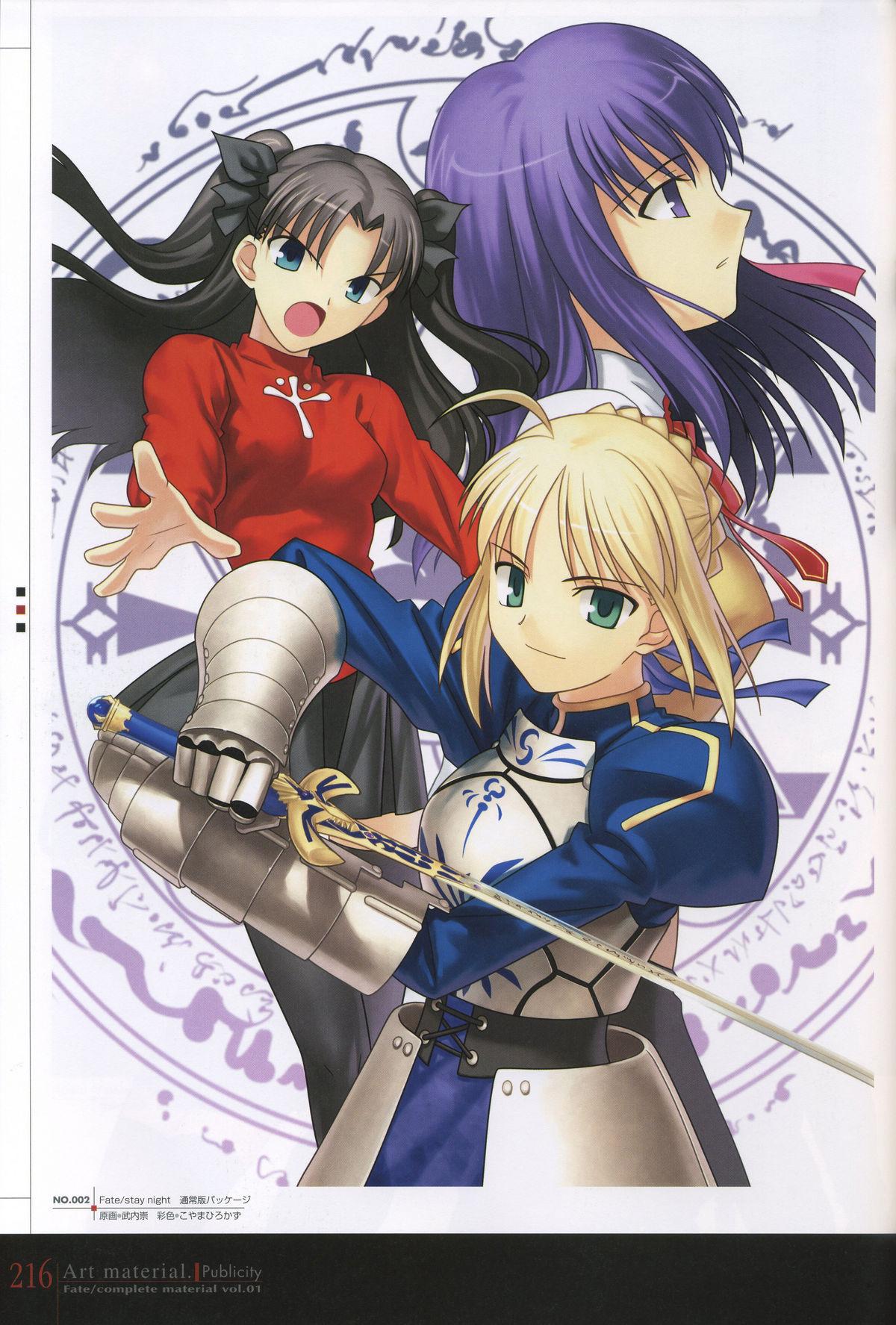 Fate/complete material I - Art material. 220