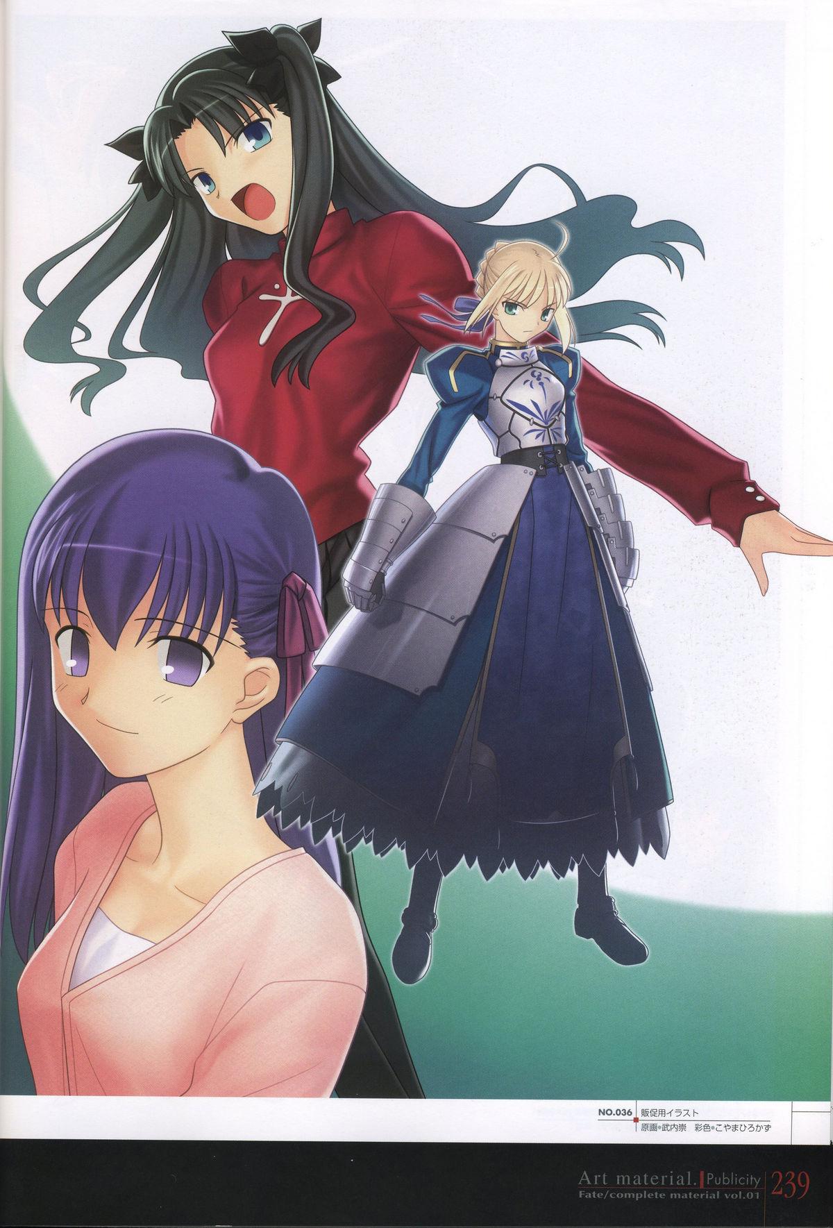 Fate/complete material I - Art material. 243