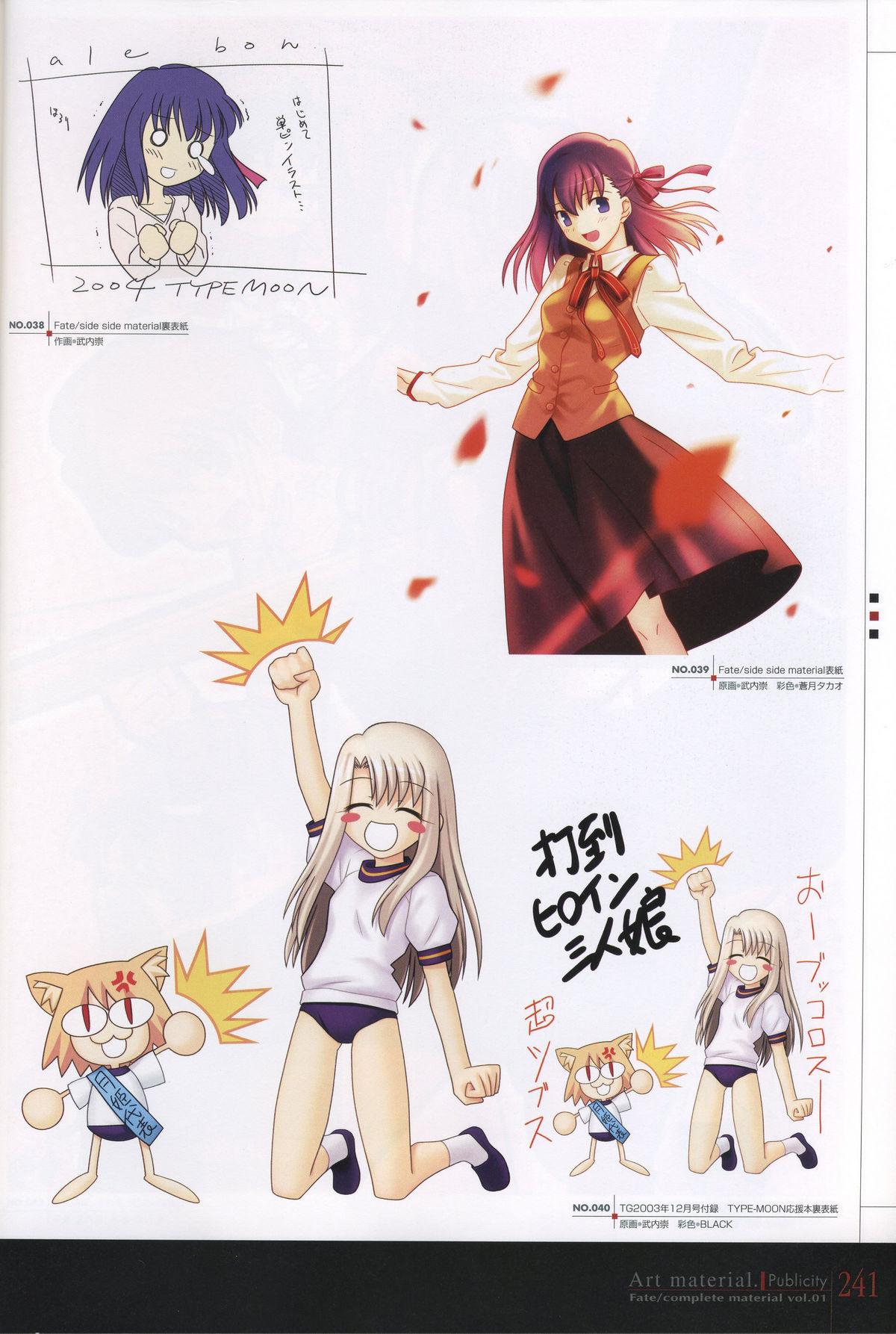 Fate/complete material I - Art material. 245