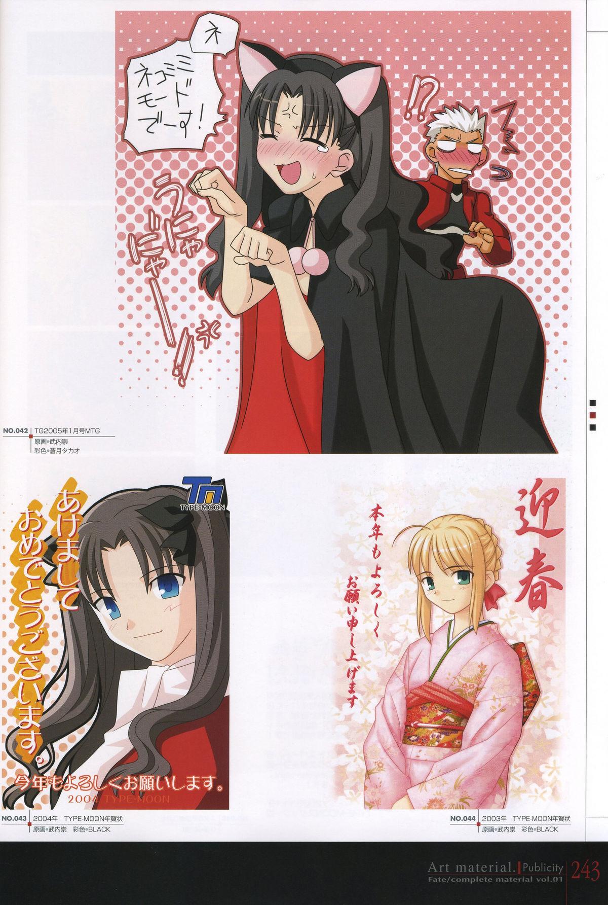 Fate/complete material I - Art material. 247
