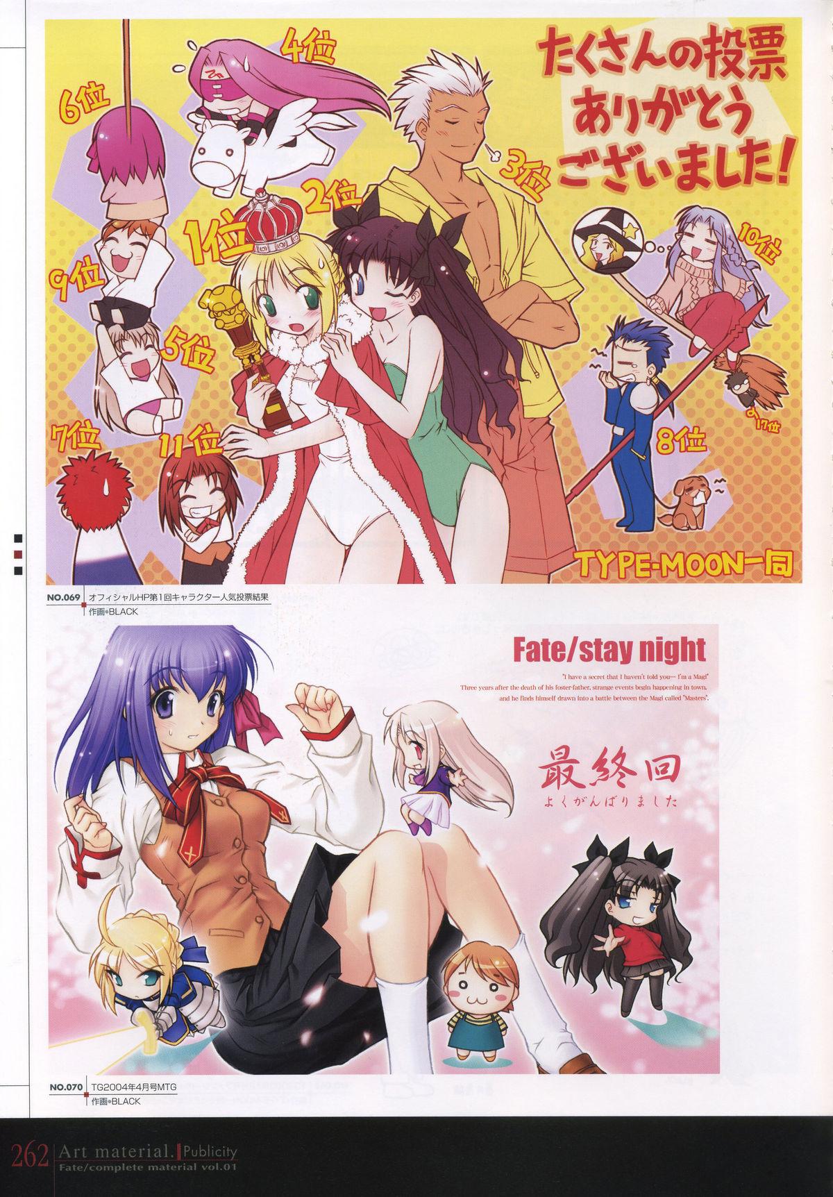 Fate/complete material I - Art material. 266