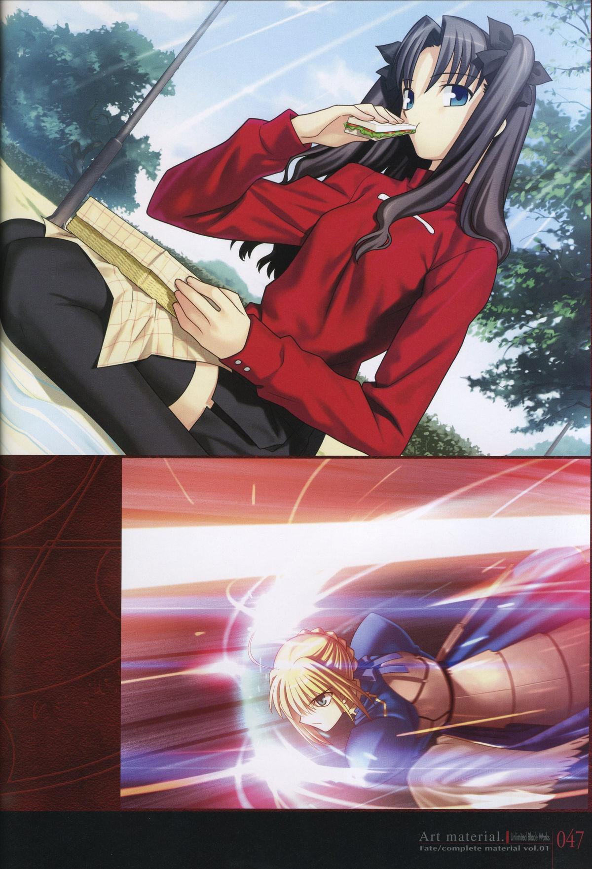 Fate/complete material I - Art material. 51