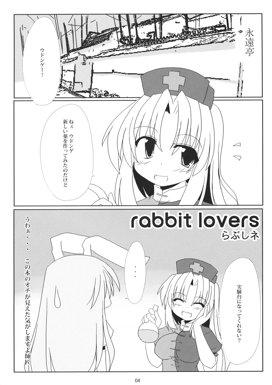 Ftv Girls rabbit lovers - Touhou project Gay Largedick - Page 3